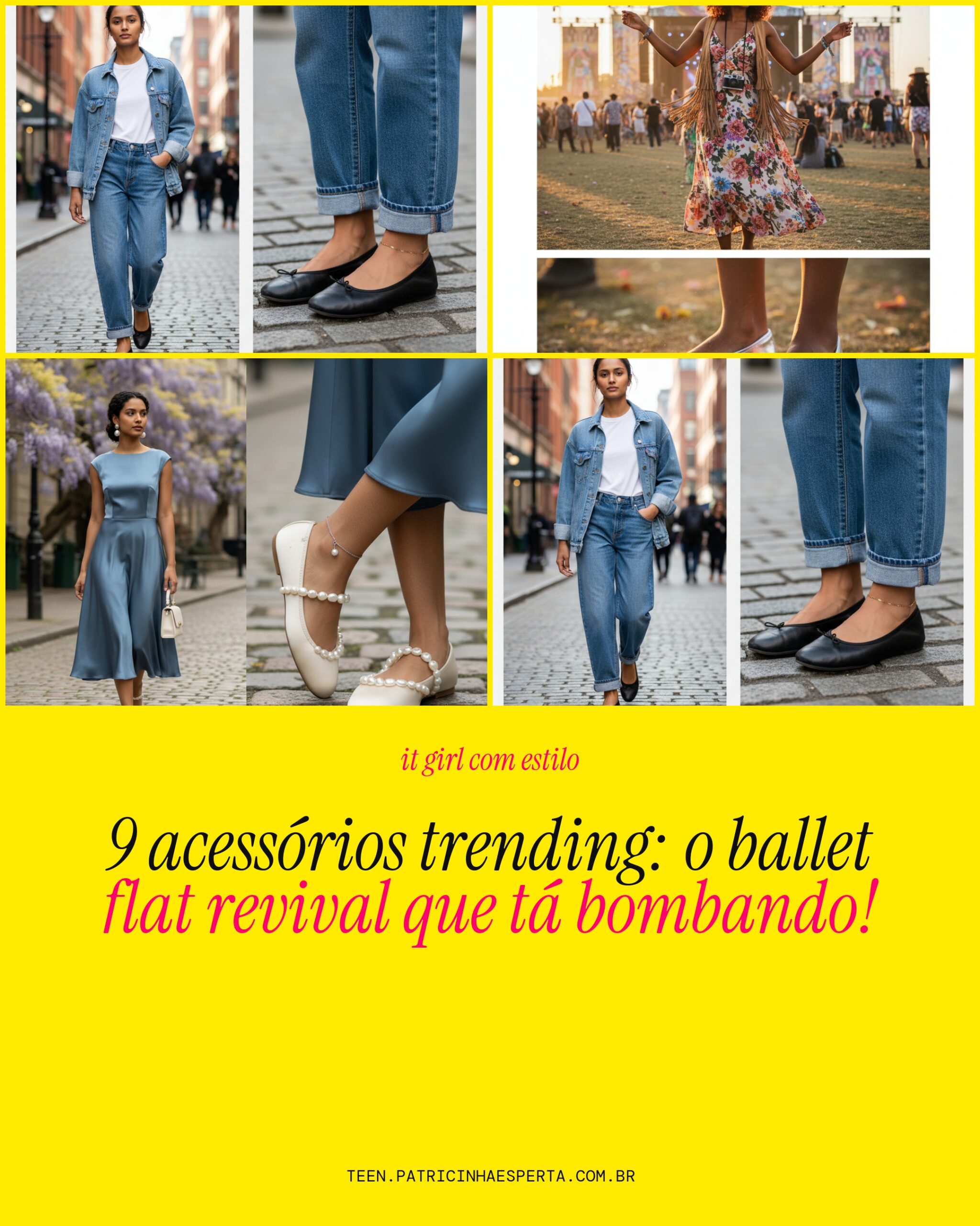 sapatilha ballet flat revival