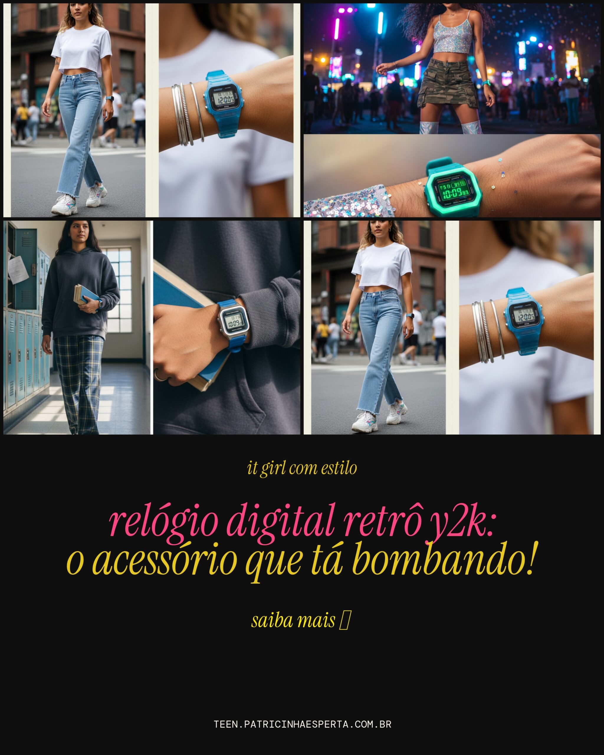 relogio digital retro y2k