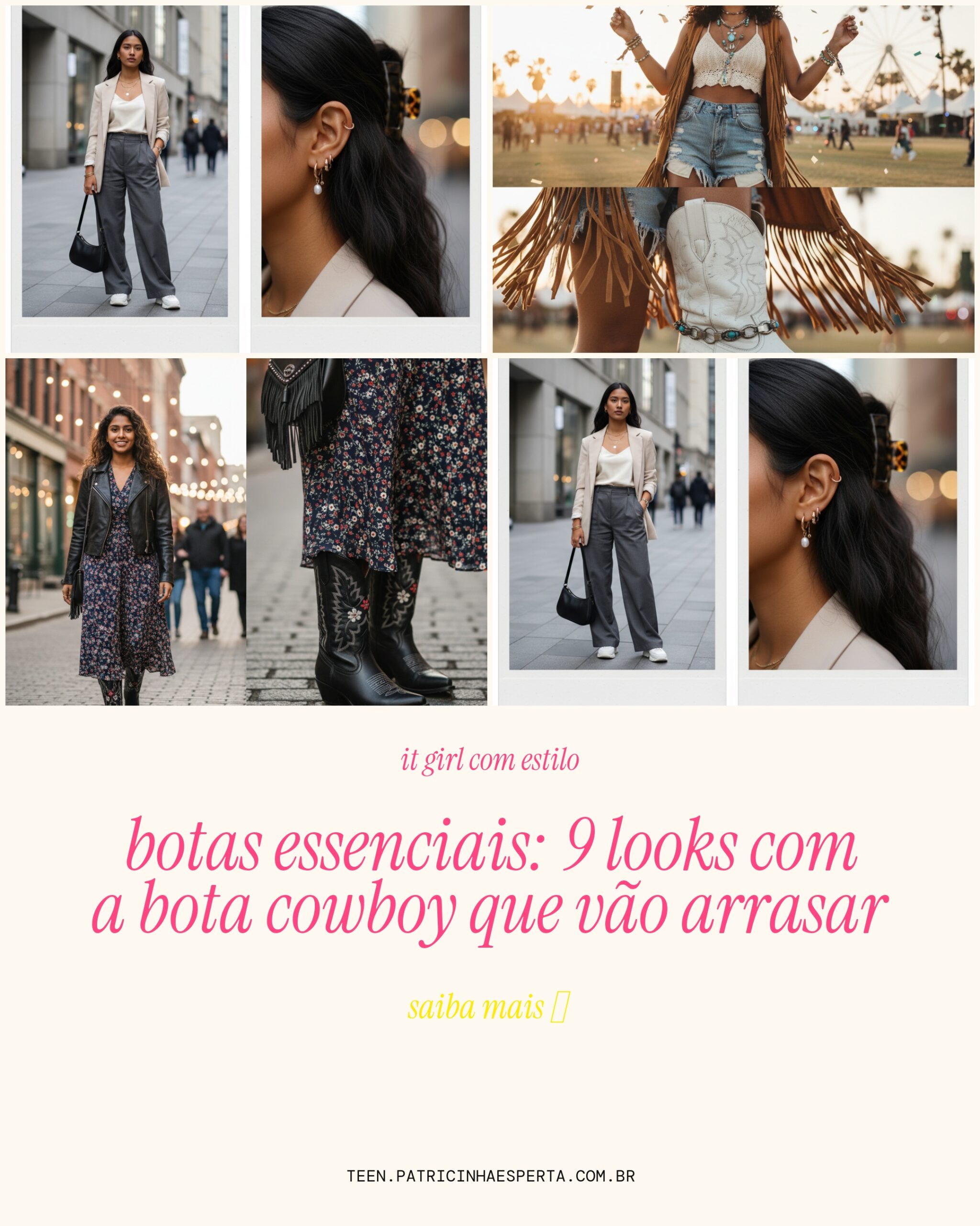 bota cowboy ocidental