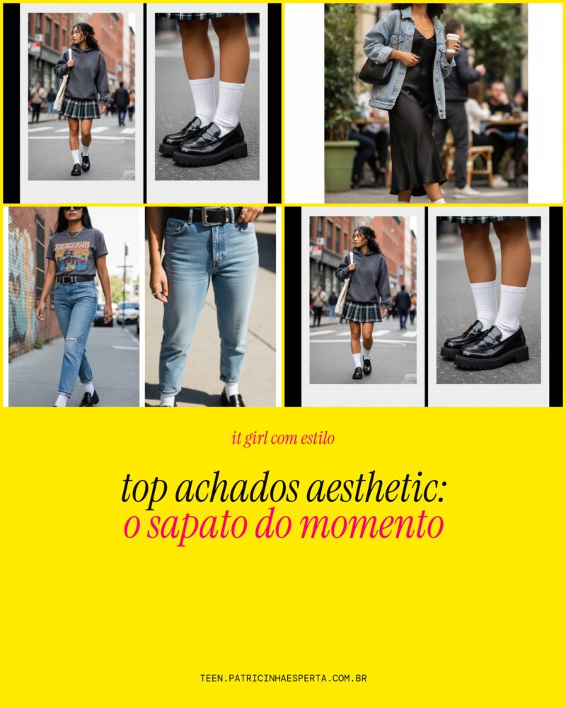 TOP Achados Aesthetic: O Sapato do Momento