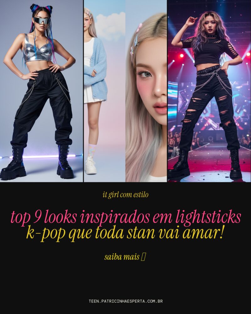 TOP 9 Looks Inspirados em Lightsticks K-Pop Que Toda Stan Vai Amar!
