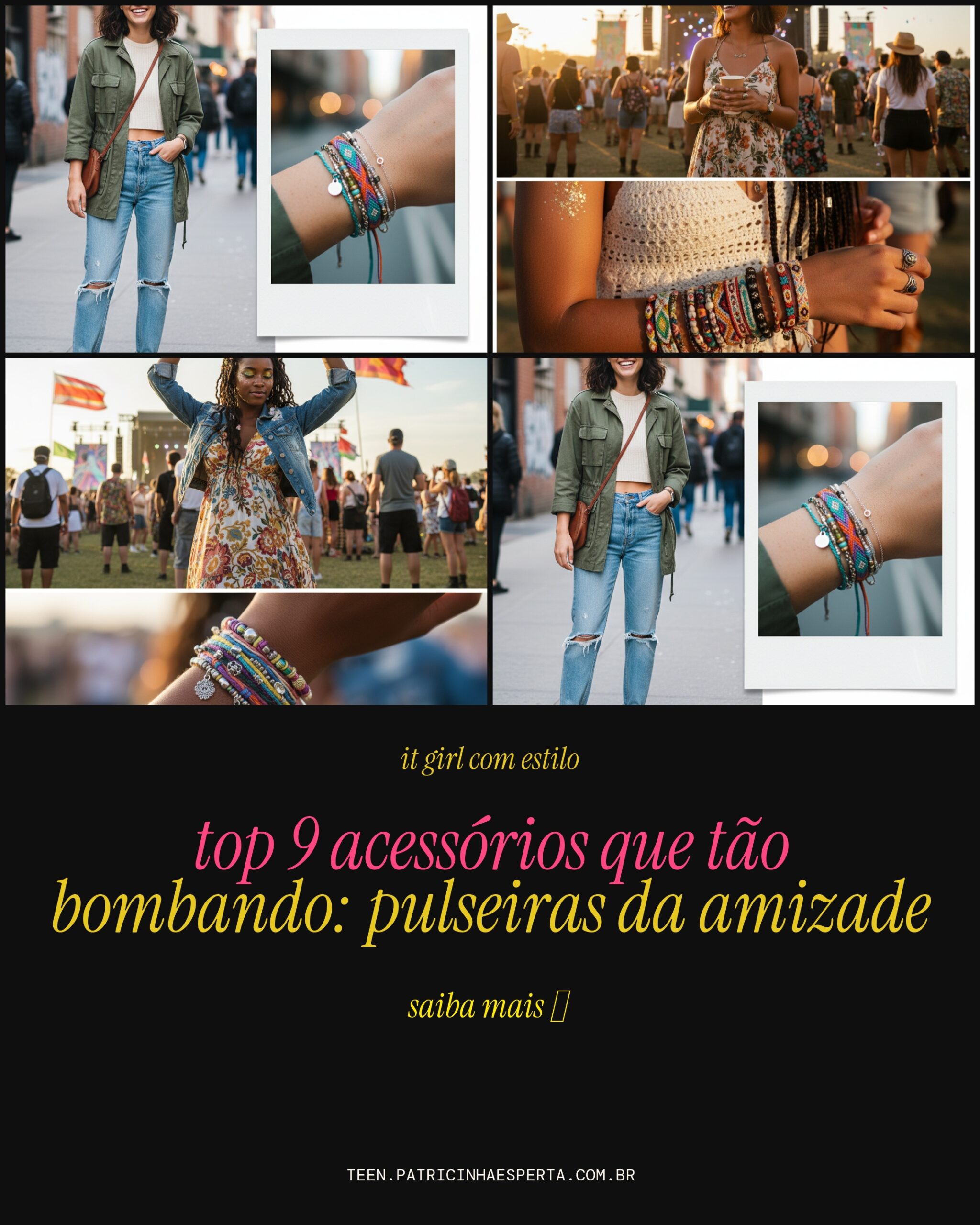 pulseira cordao friendship