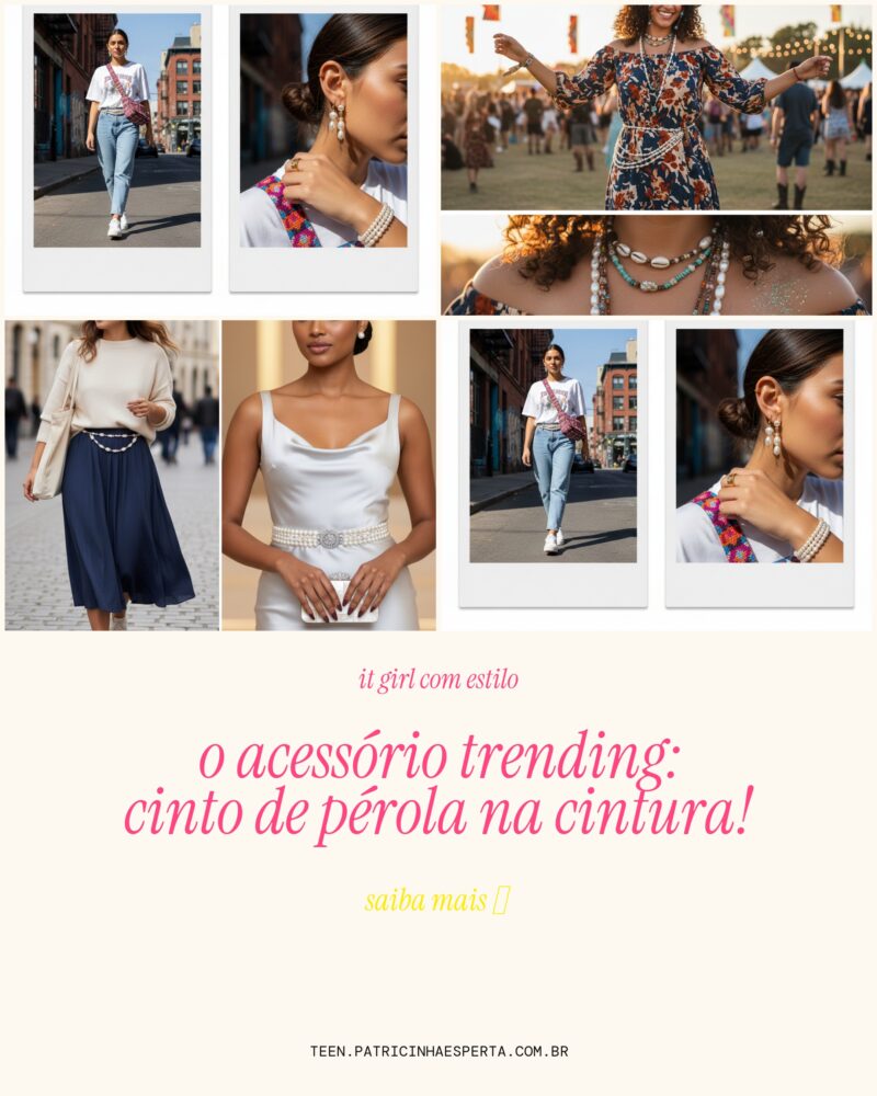 O Acessório Trending: Cinto de Pérola na Cintura!