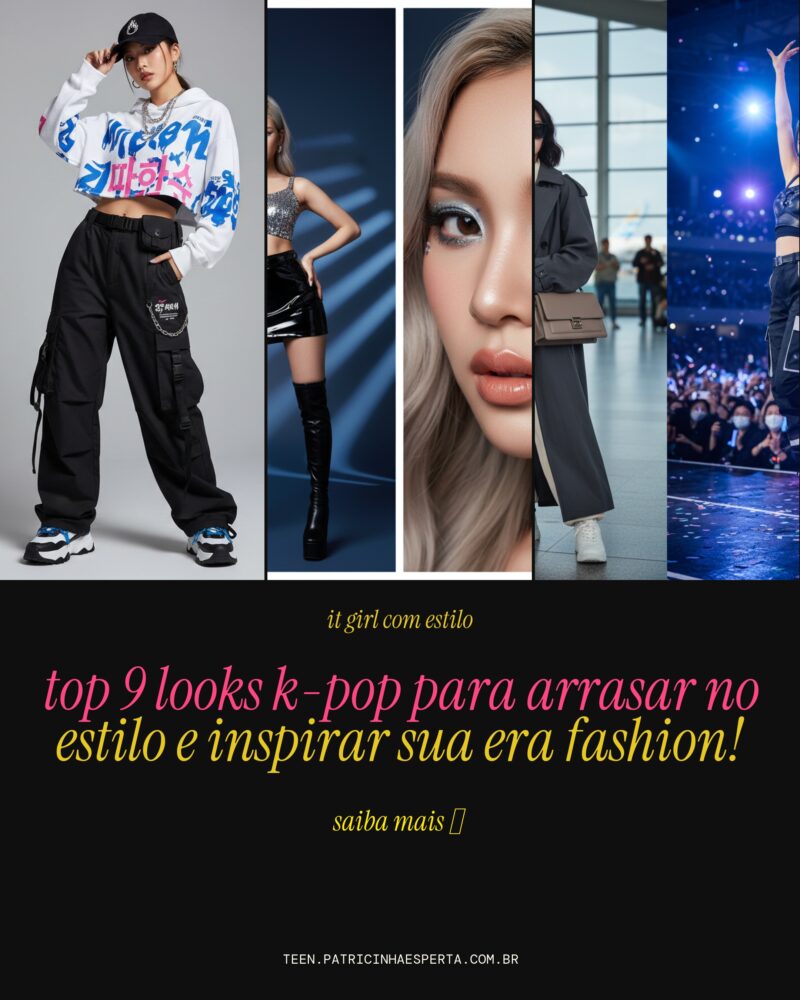 TOP 9 Looks K-Pop Para Arrasar no Estilo e Inspirar sua Era Fashion!