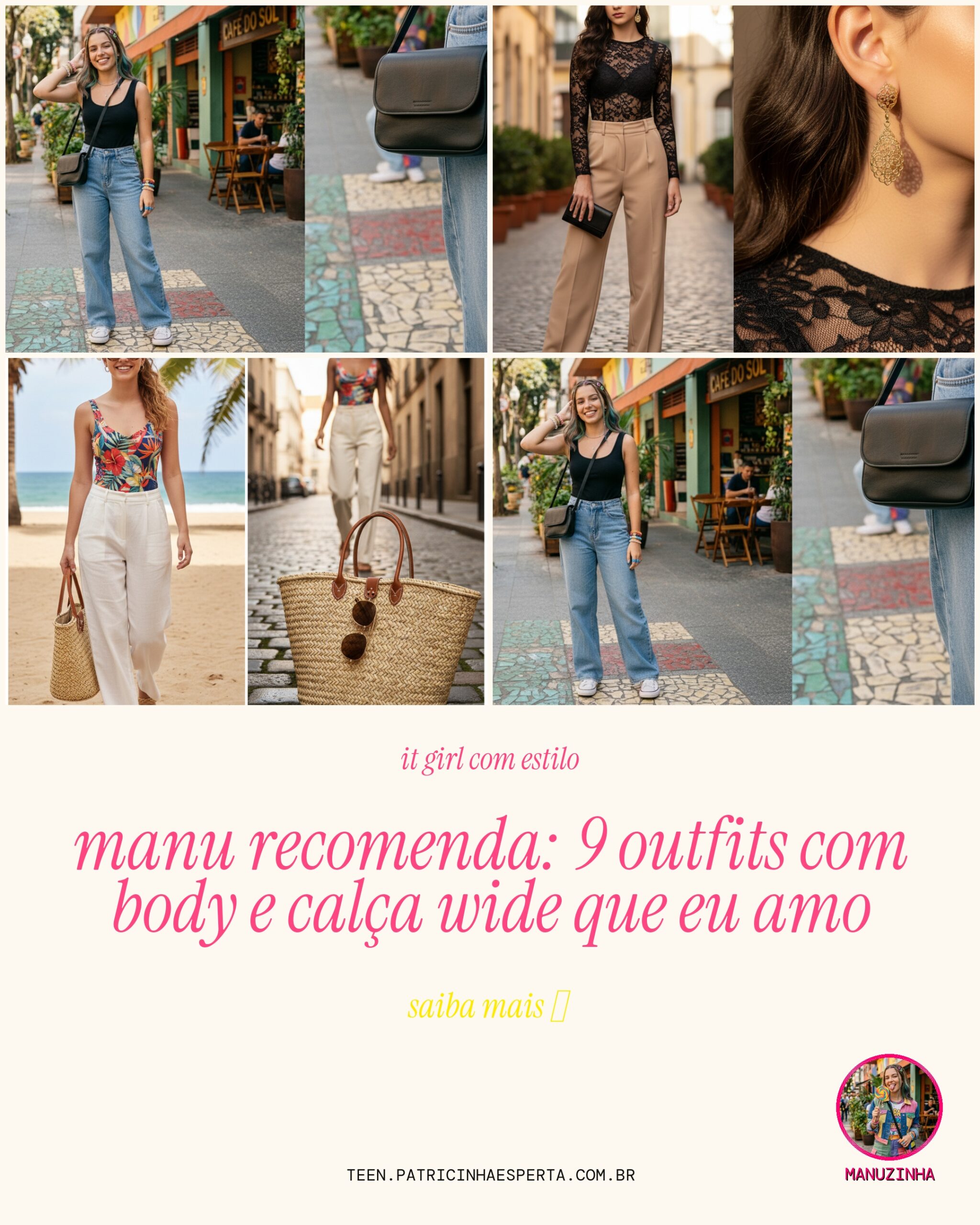 body com calca wide