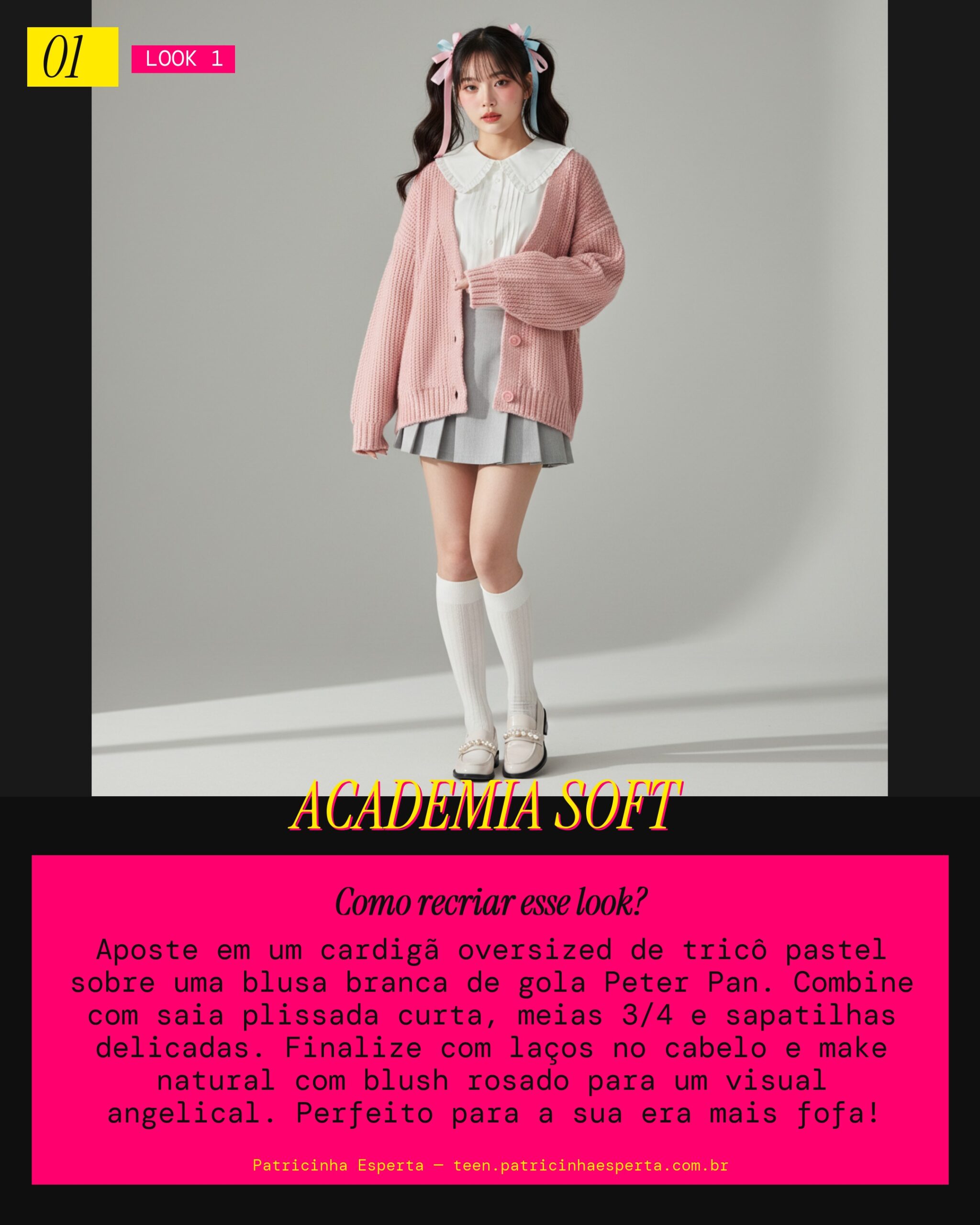 Look 1: Preppy Dreamy