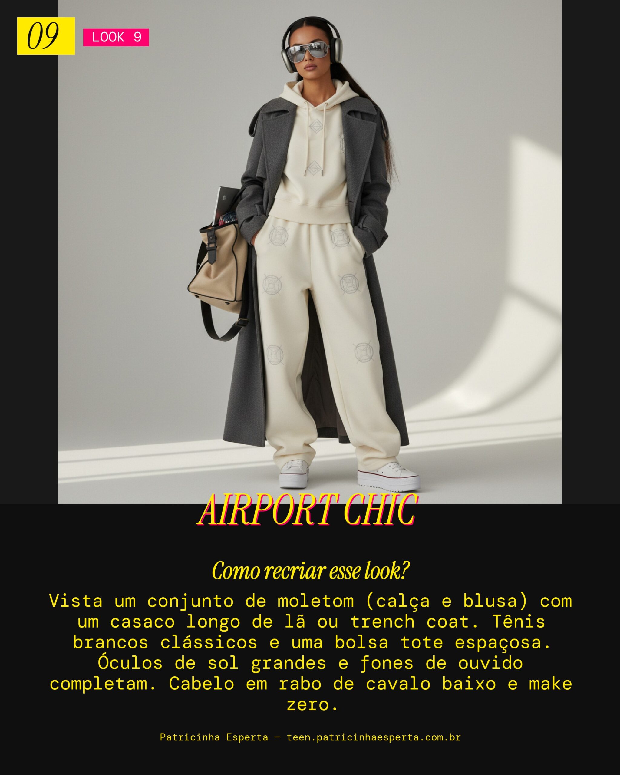 Look 9: Conforto Aeroporto Estiloso