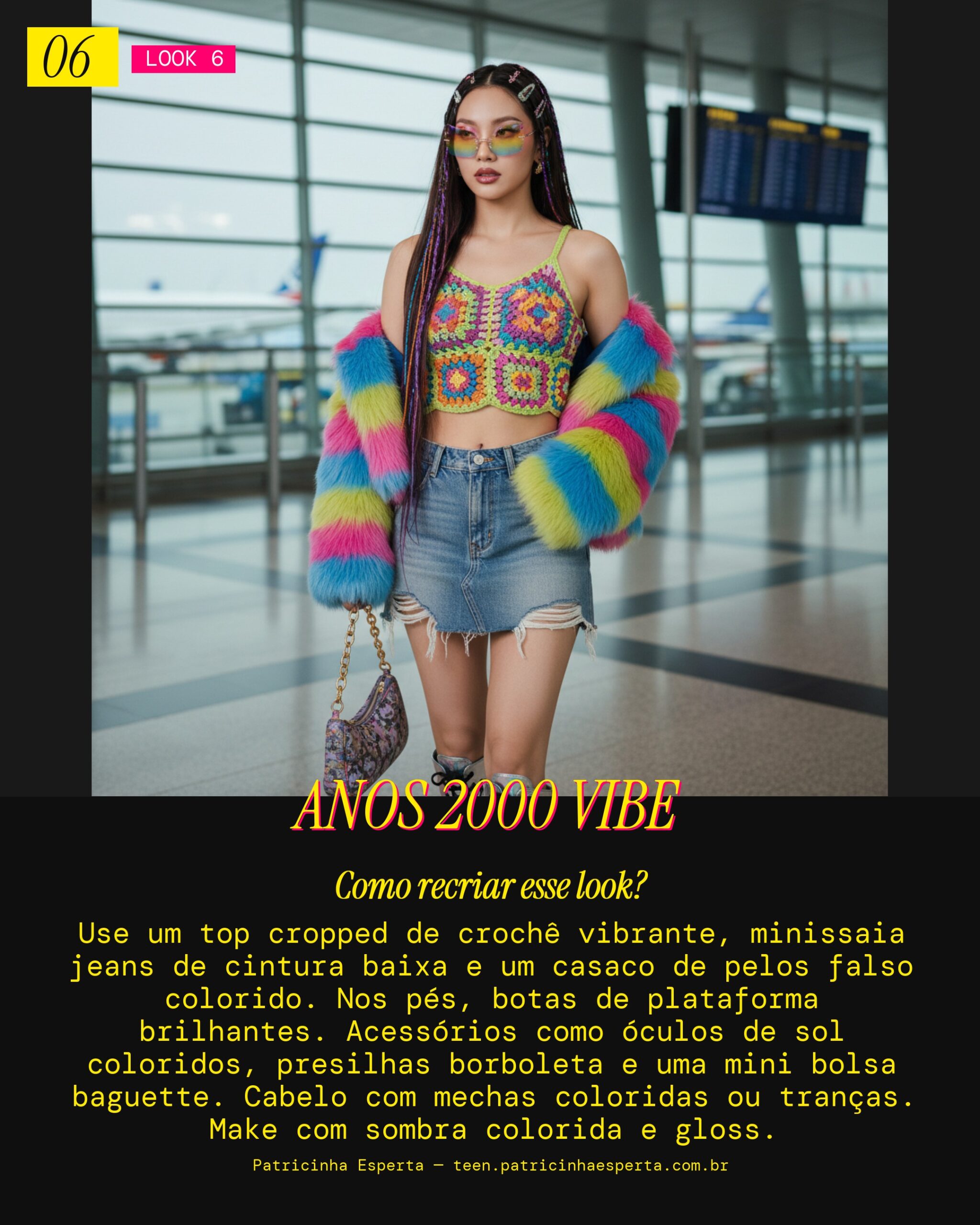 Look 6: Y2K Revival Festivo (Colorful Retro)