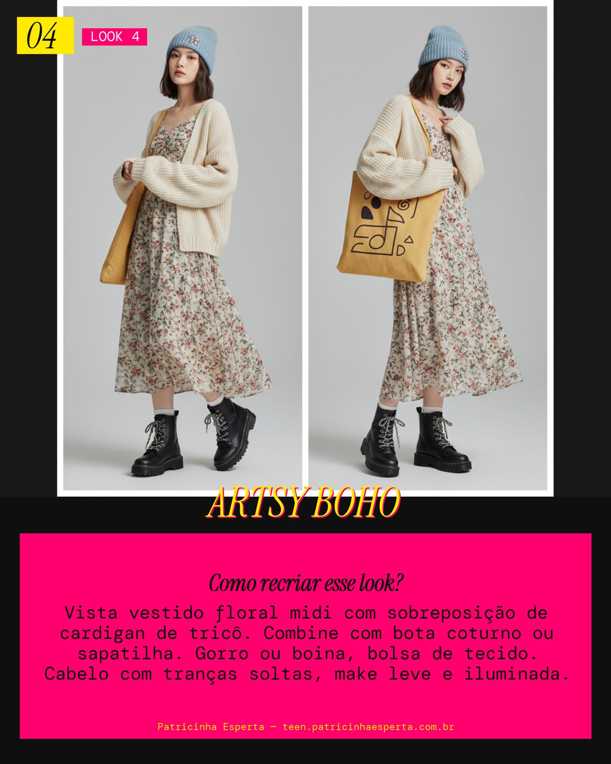 Look 4: Boho Chic Estudantil