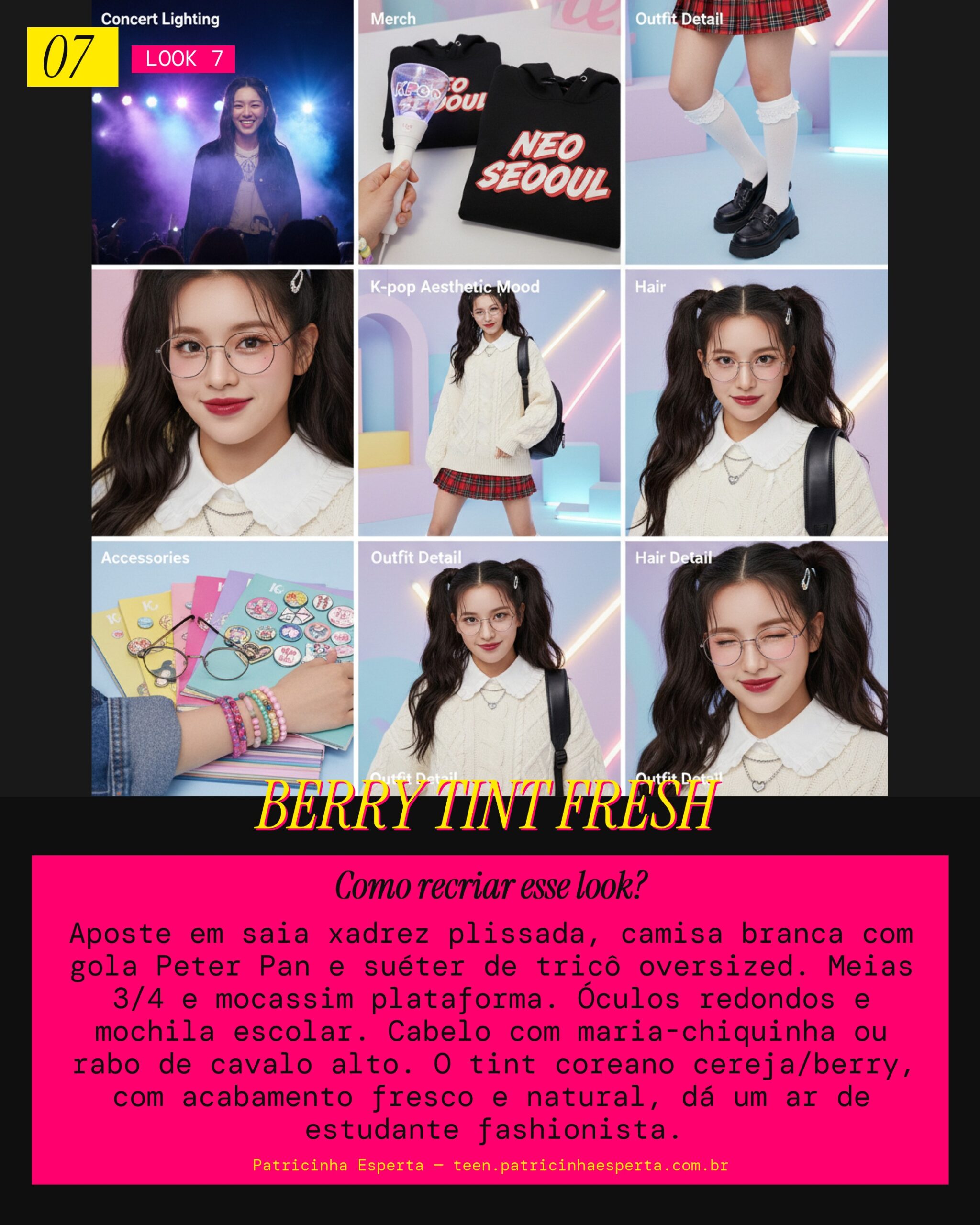 Look 7: Retro School Uniform