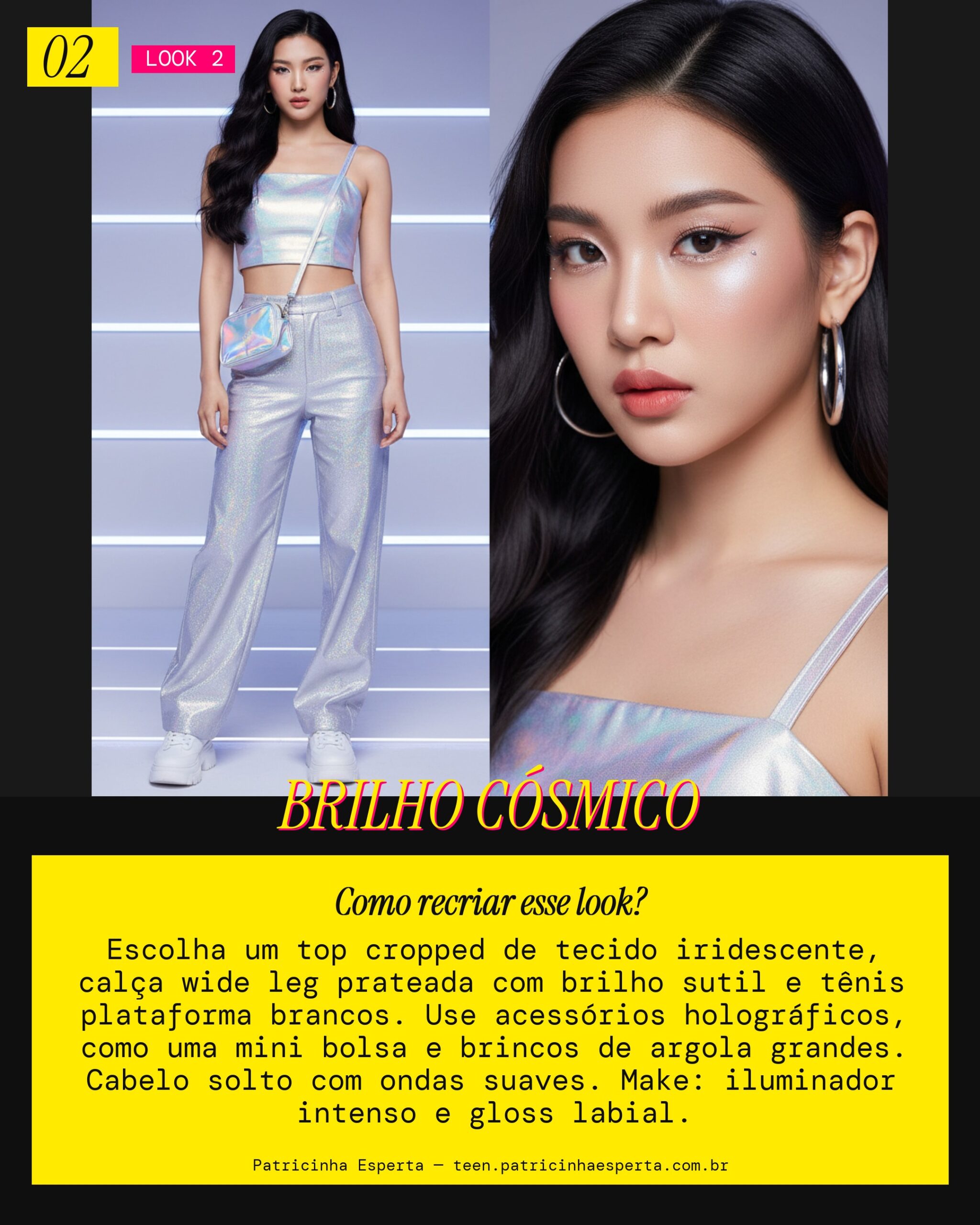 Look 2: Iridescent Dreamer