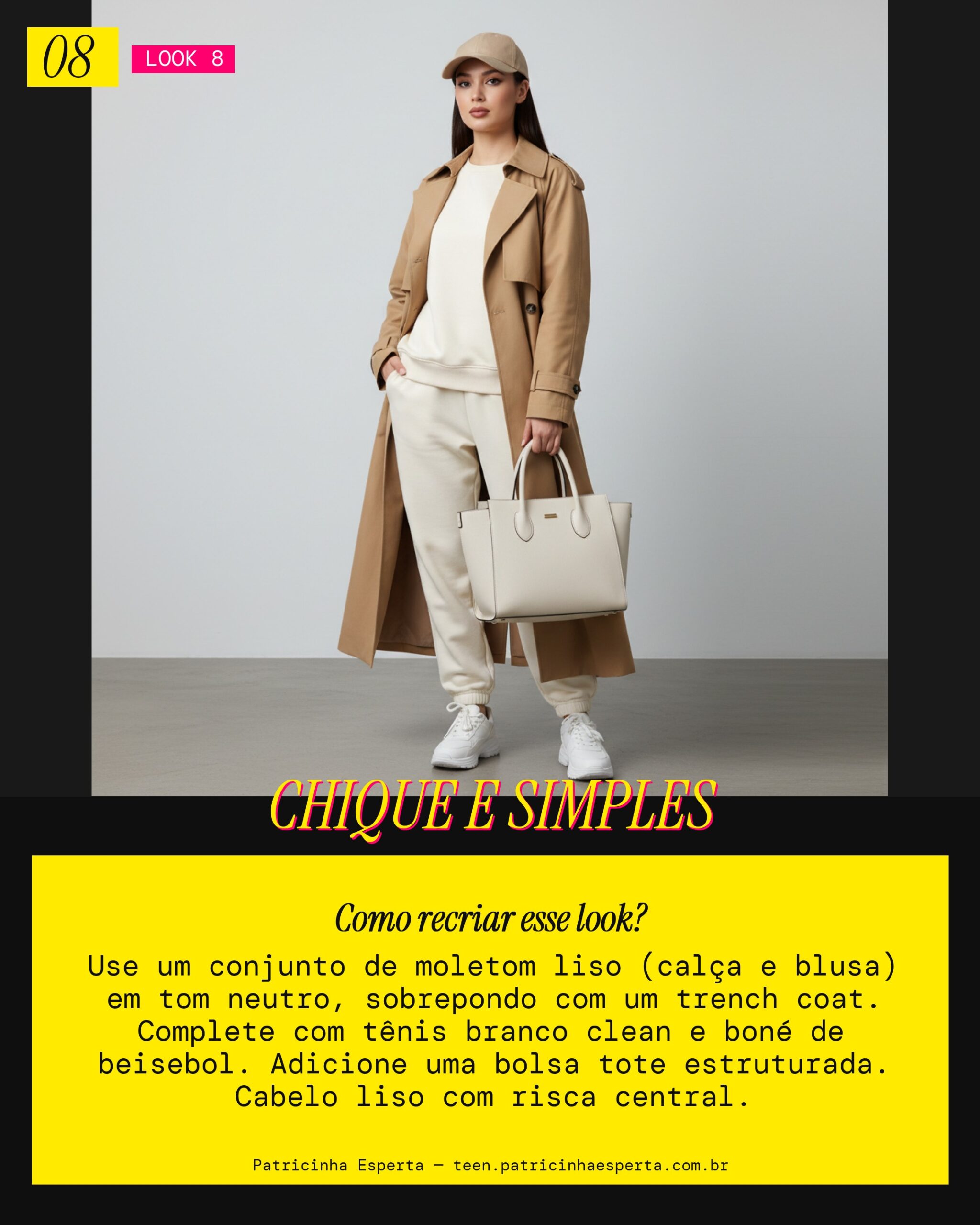 Look 8: Minimalista Urbano