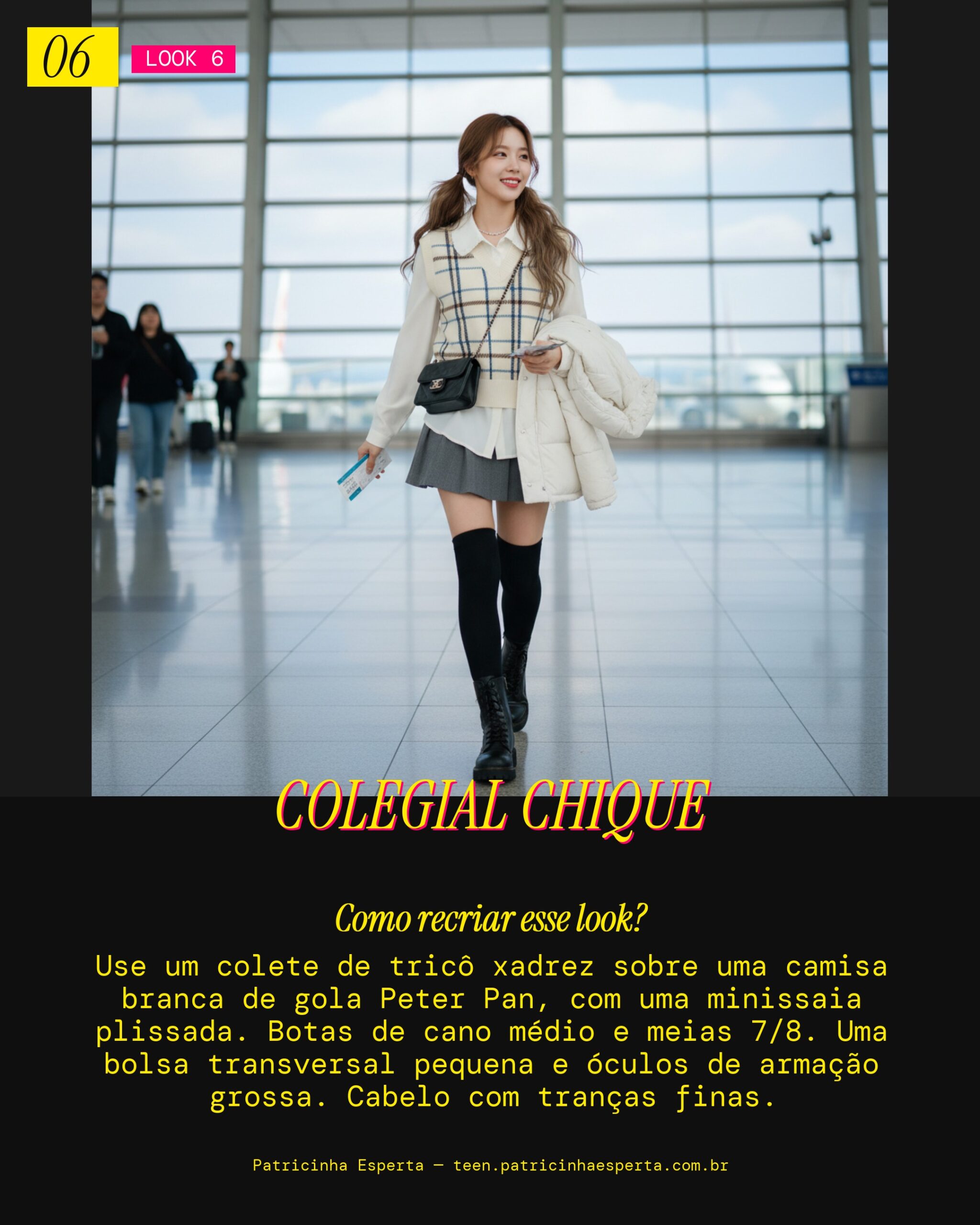 Look 6: Fada Preppy Mágica