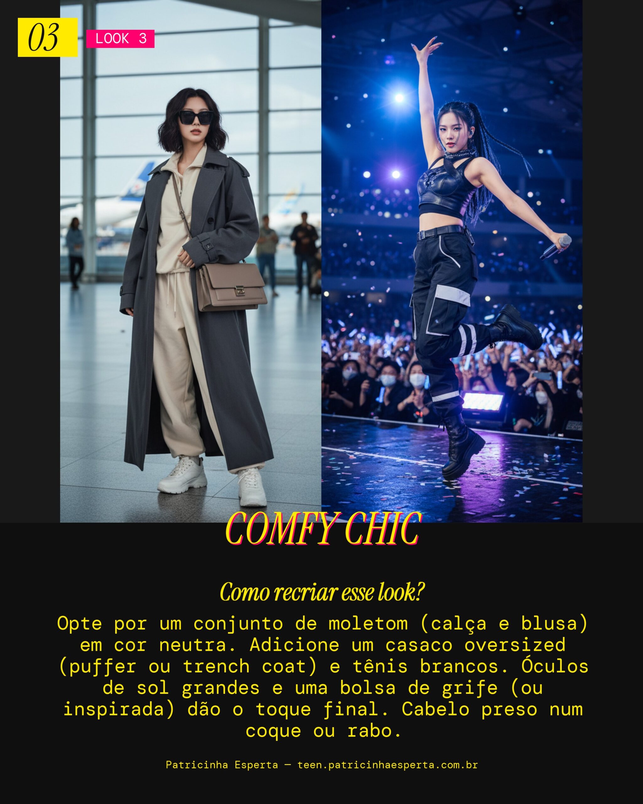 Aeroporto Fashionista Confortável
