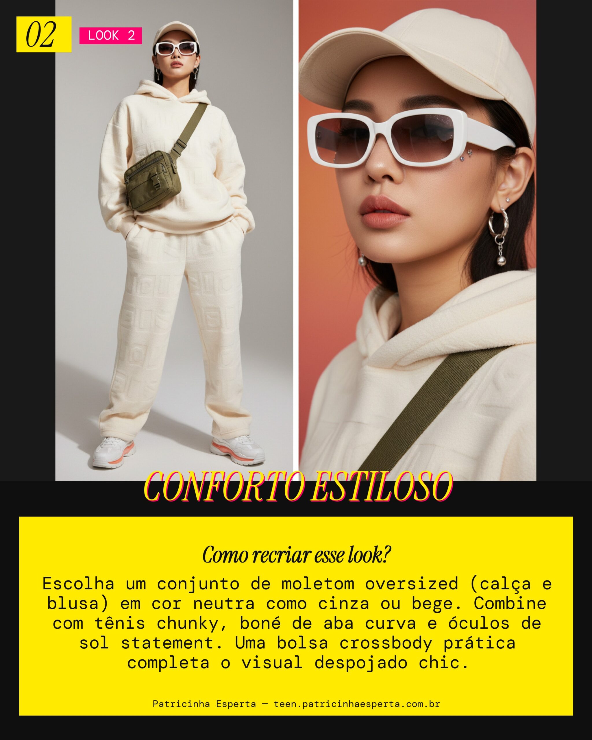 Look 2: Casual Chic de Aeroporto