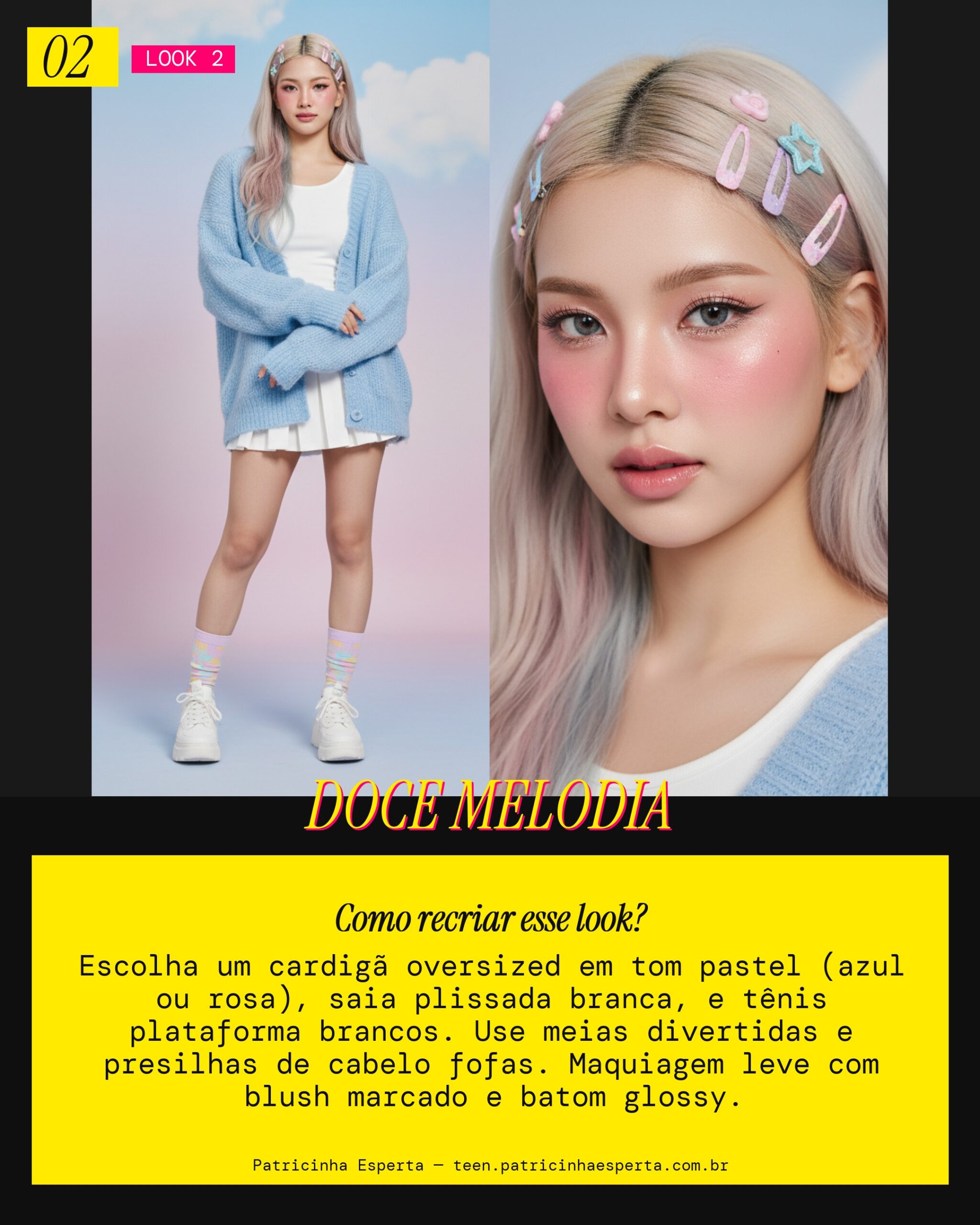 Look 2: Sweet Pastel Dream