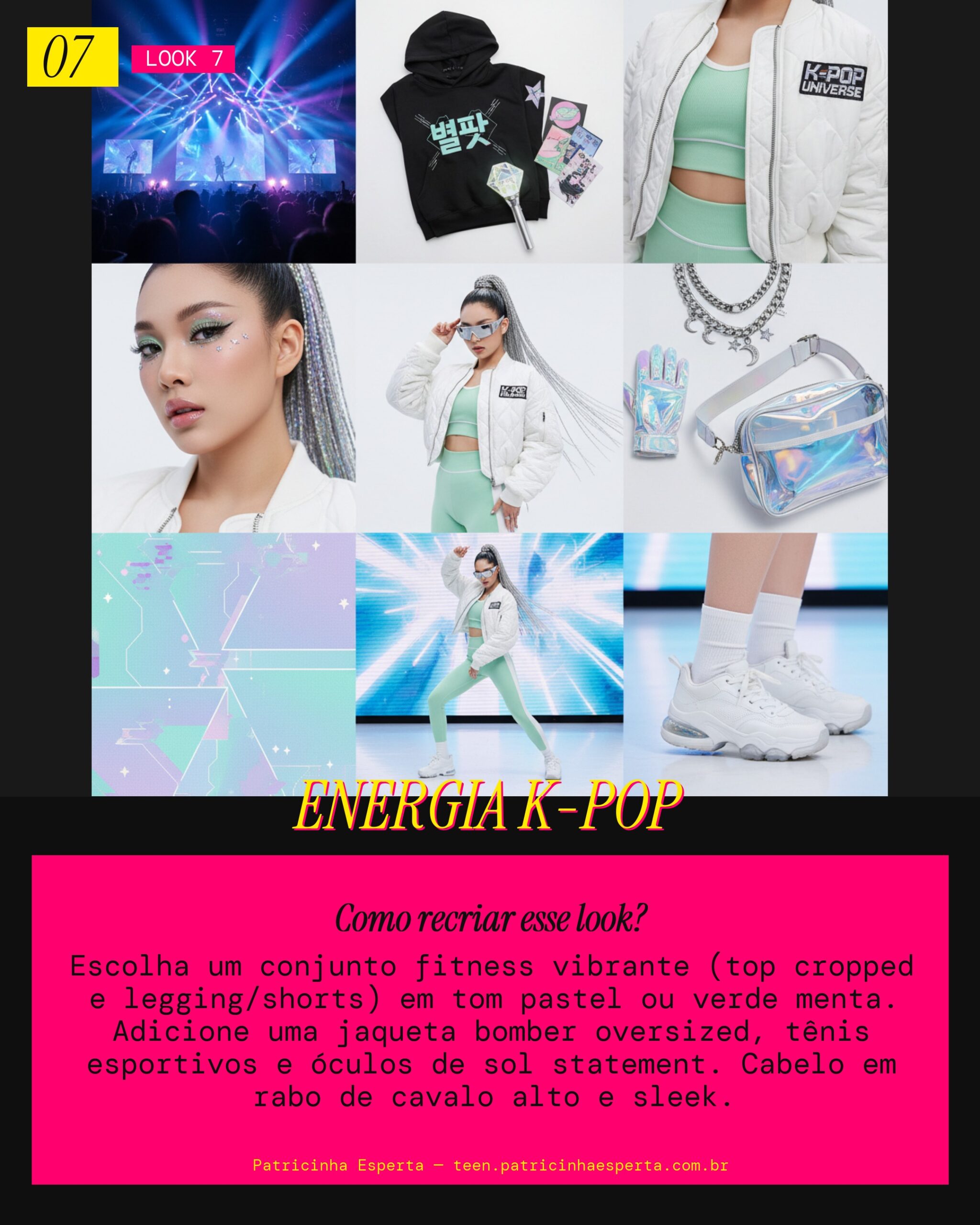 Look 7: Conjunto Fitness "Glow Ativo"