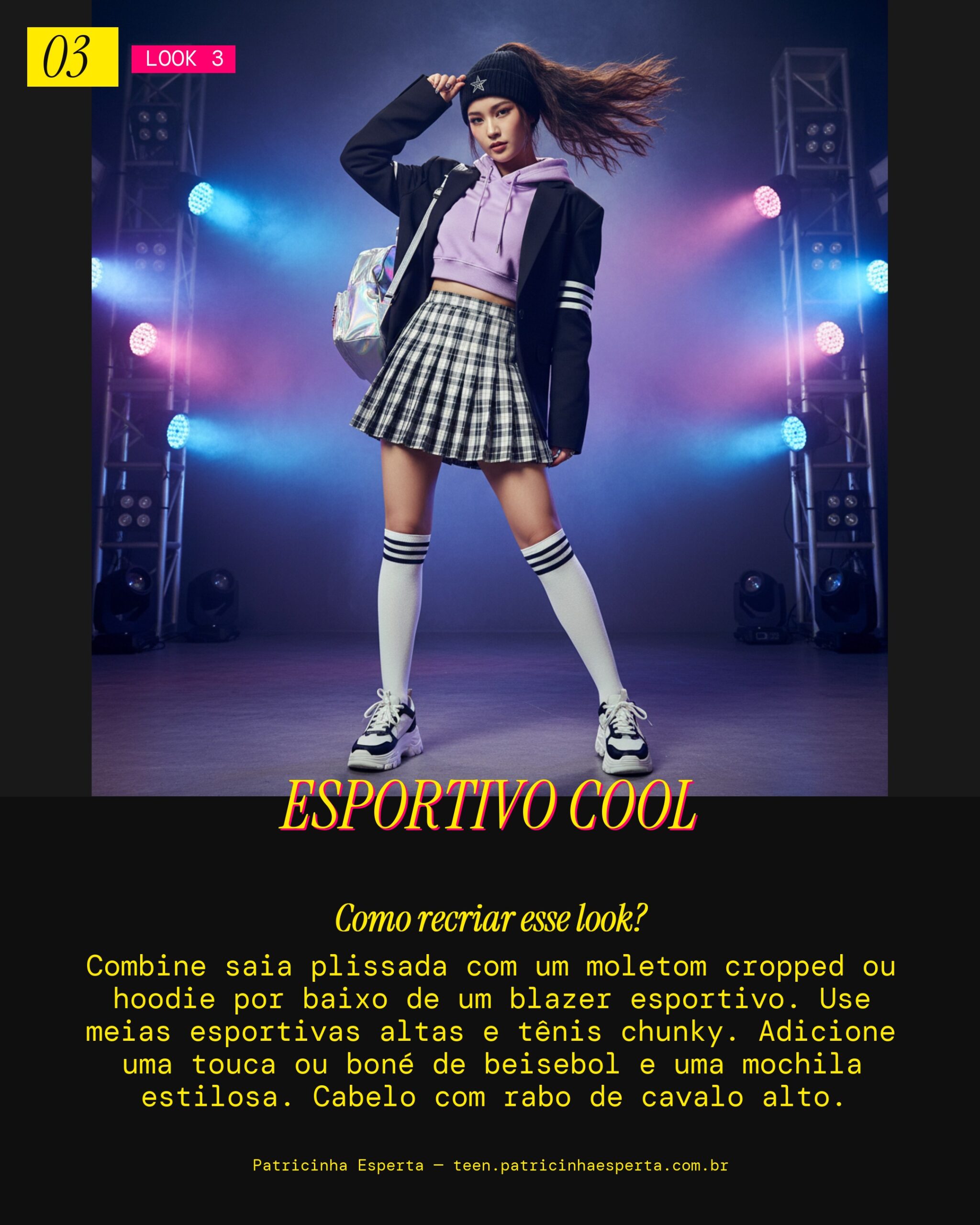 Look 3: Sporty Chic Colegial