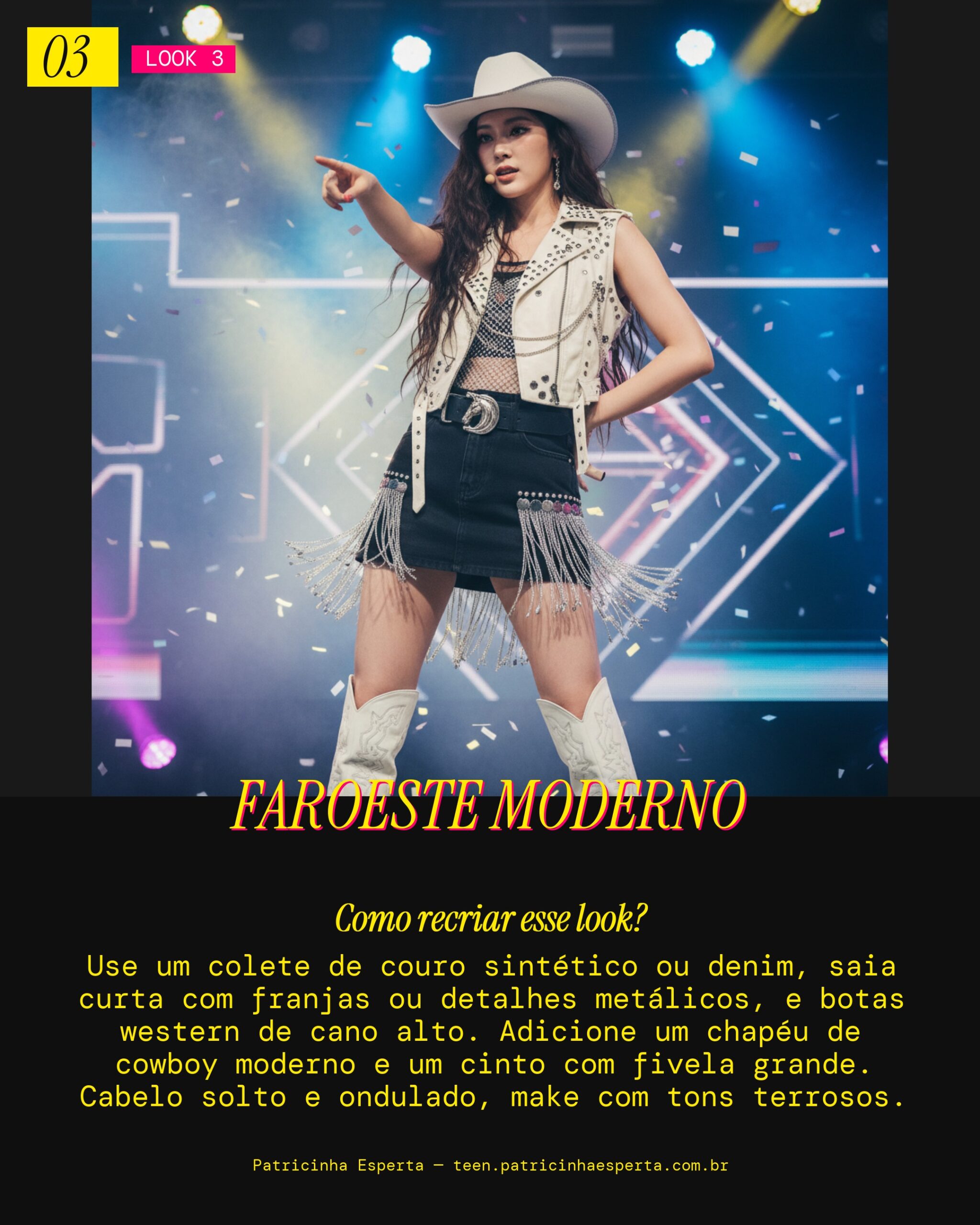 Look 3: Western Glam