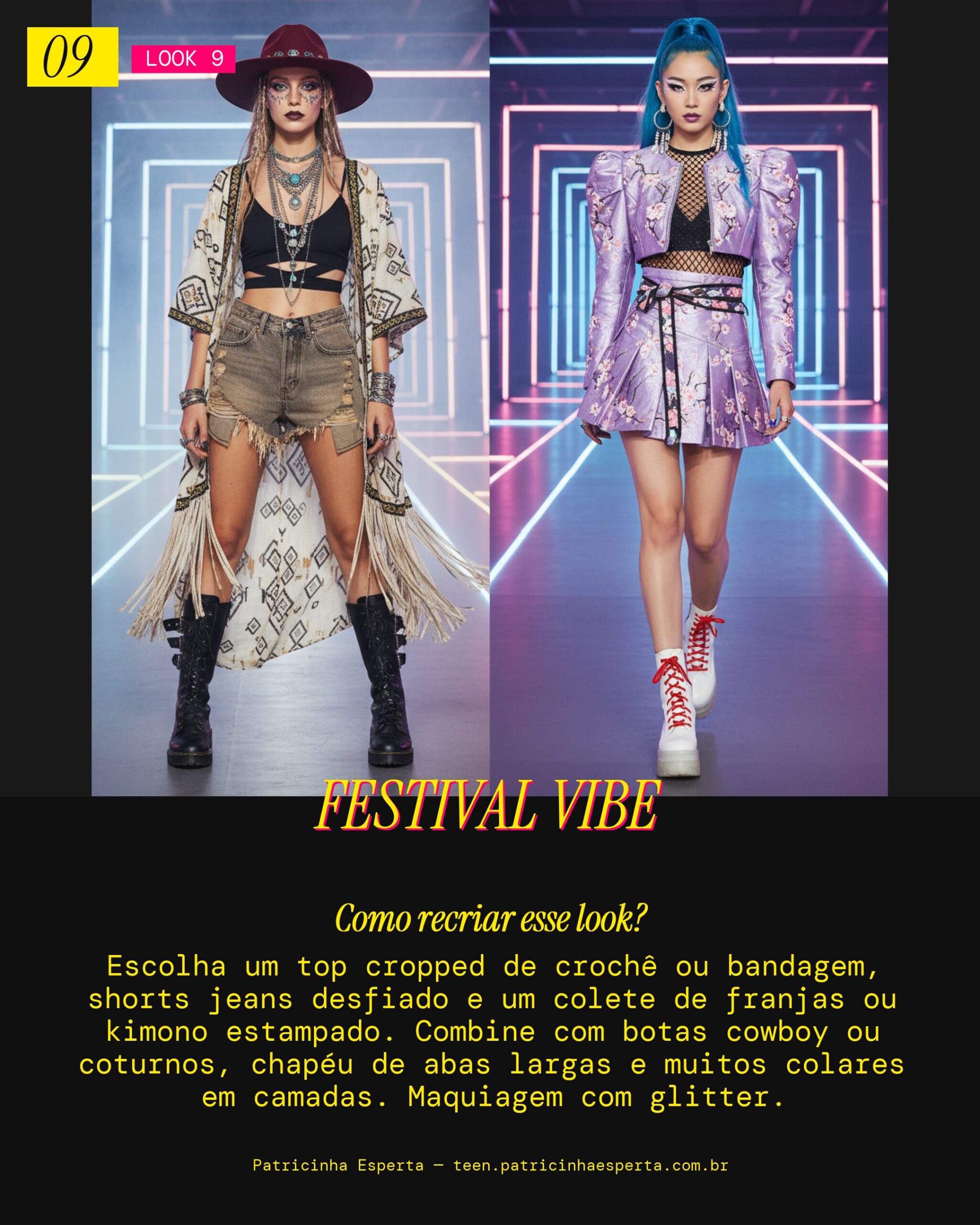 Look 9: Rainha do Festival Edgy
