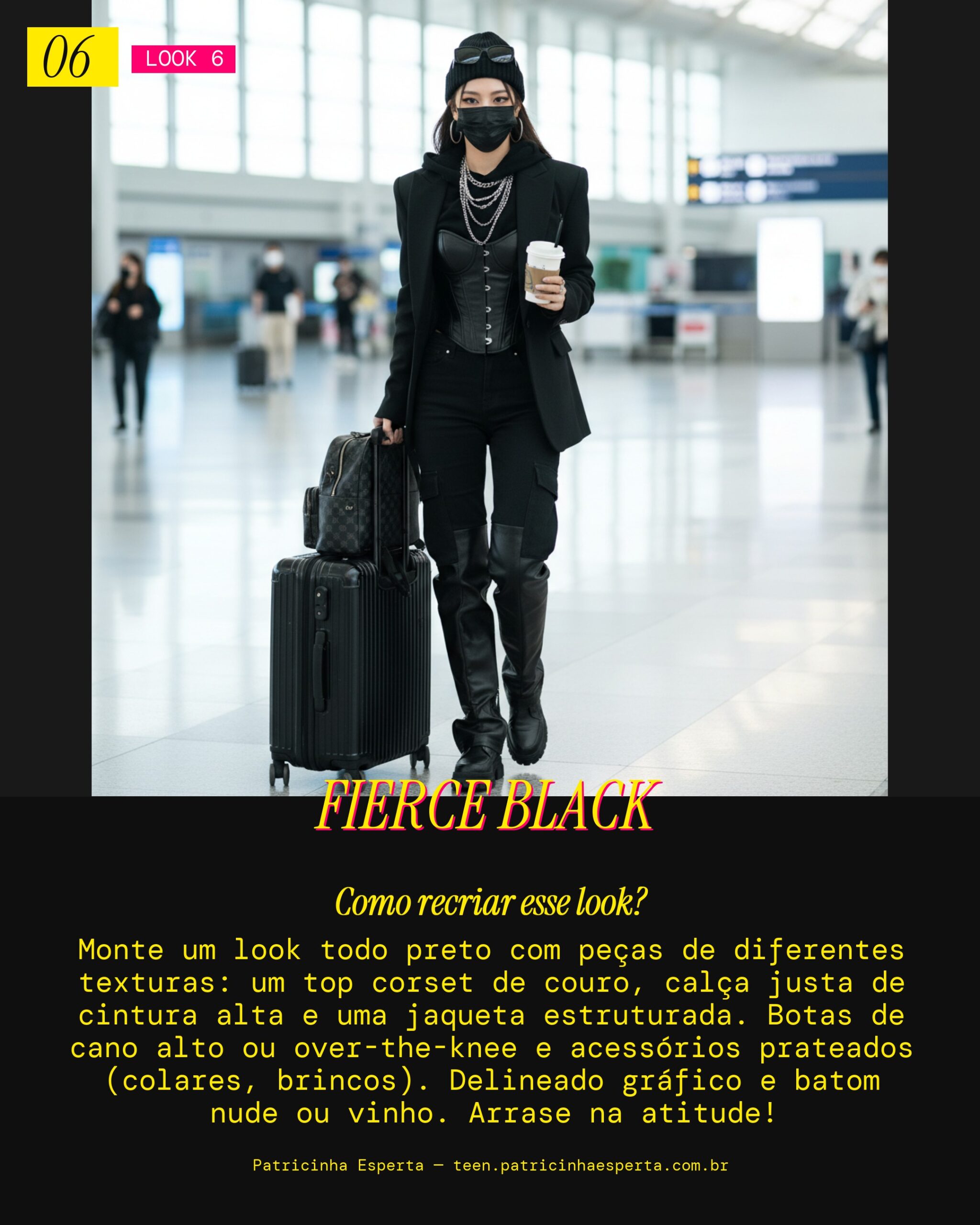 Look 6: Poder All Black