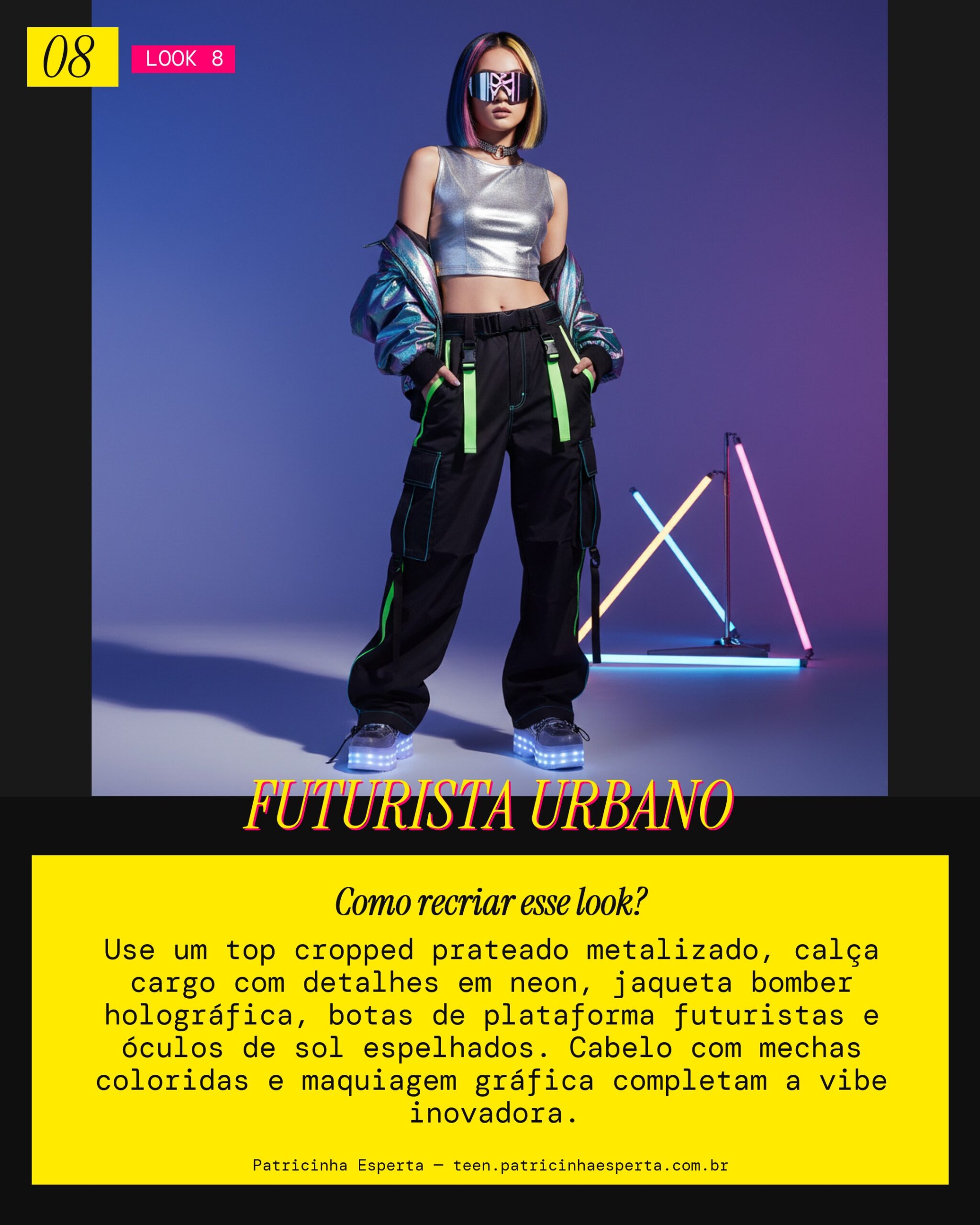 Look 8: Cyberpunk Idol