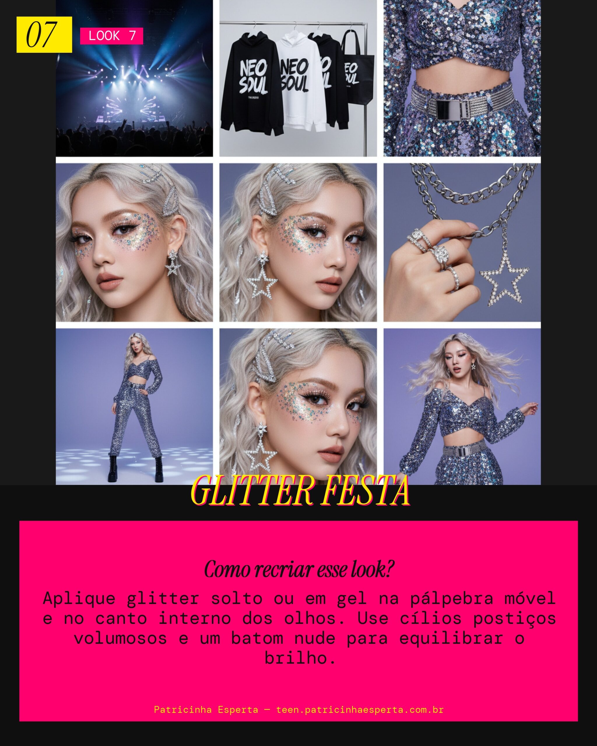 Look 7: Glitter Bomb Party