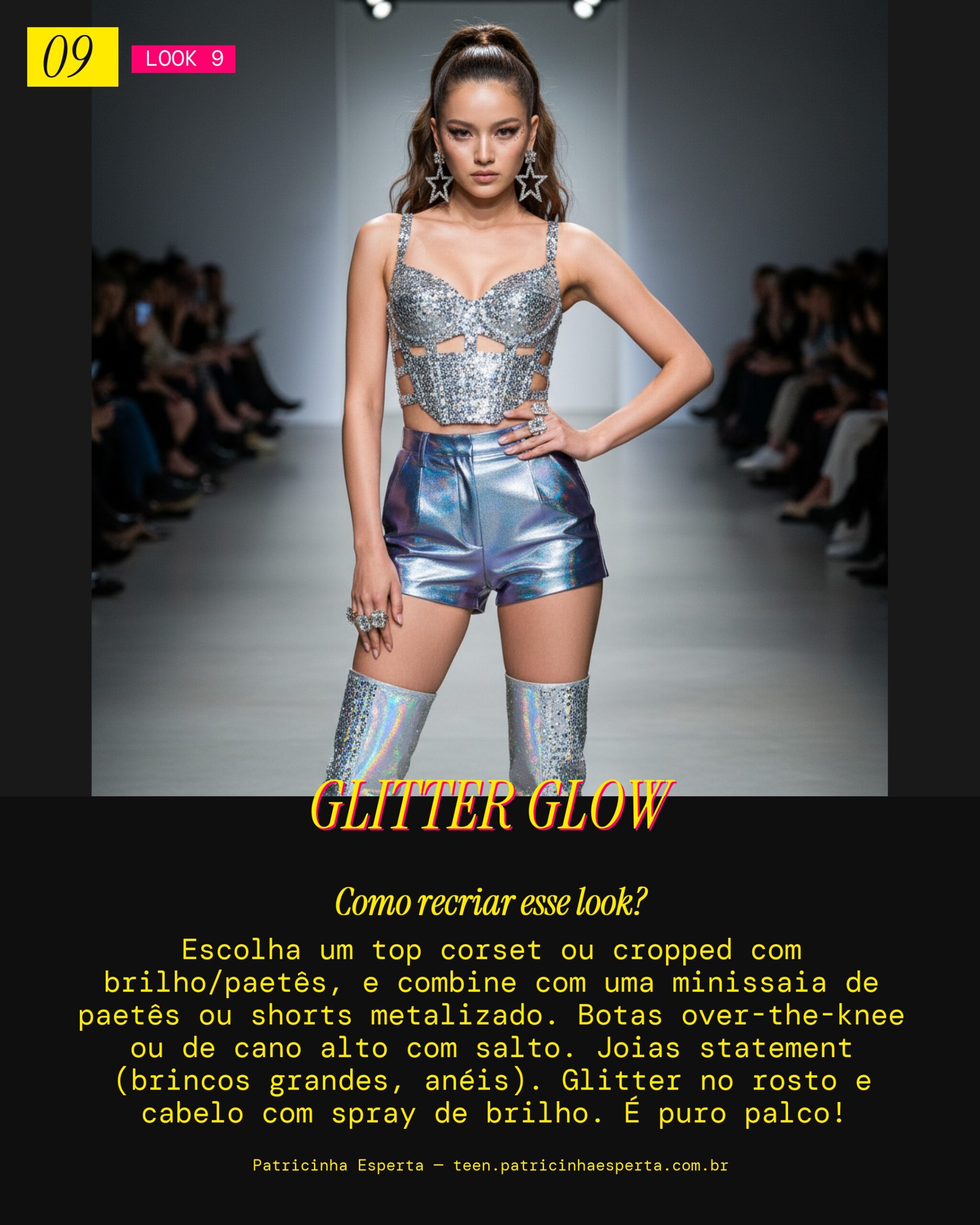 Look 9: Stage Sparkle Impact