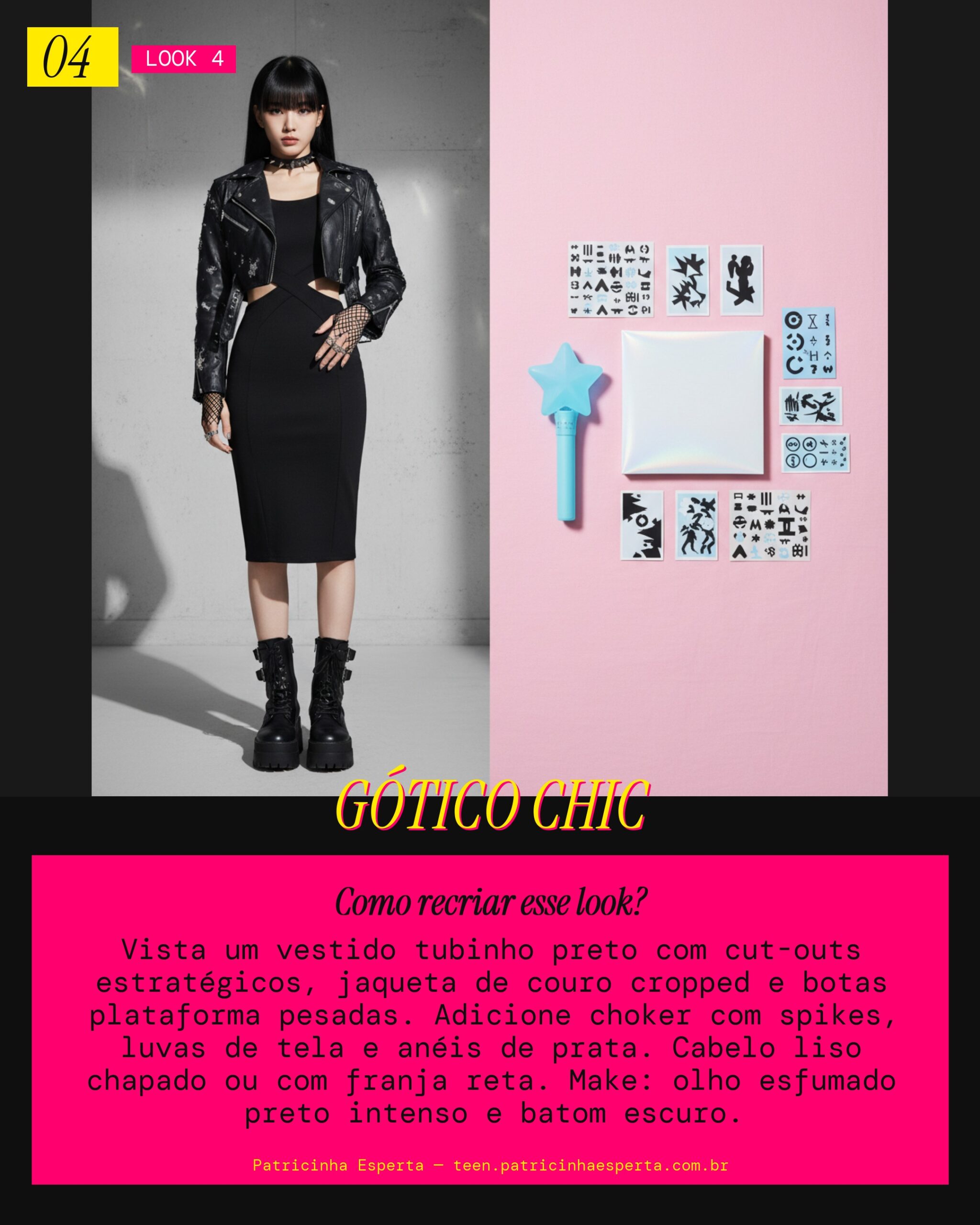 Look 4: Neo-Gothic Glam
