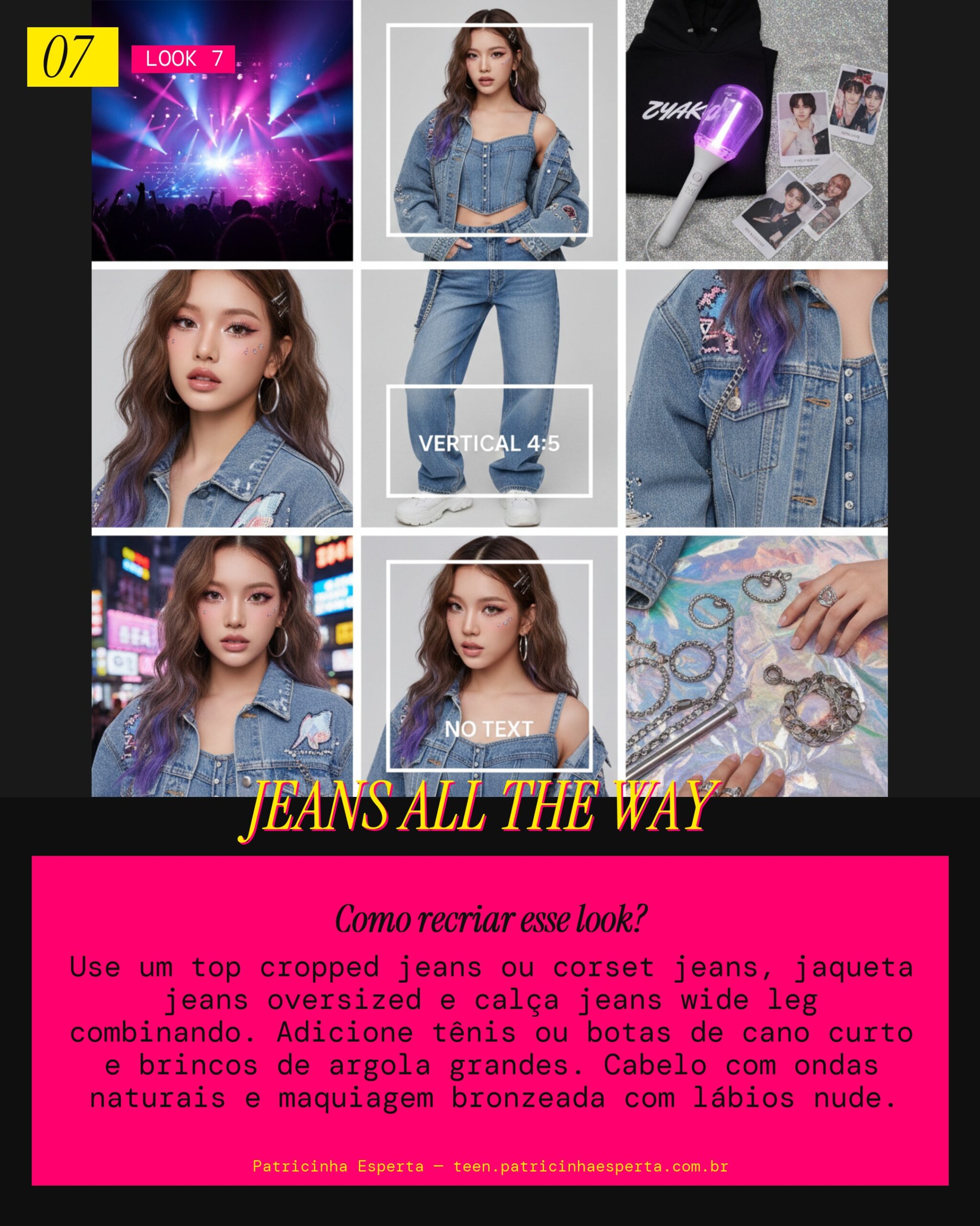 Look 7: Denim on Denim Descolado