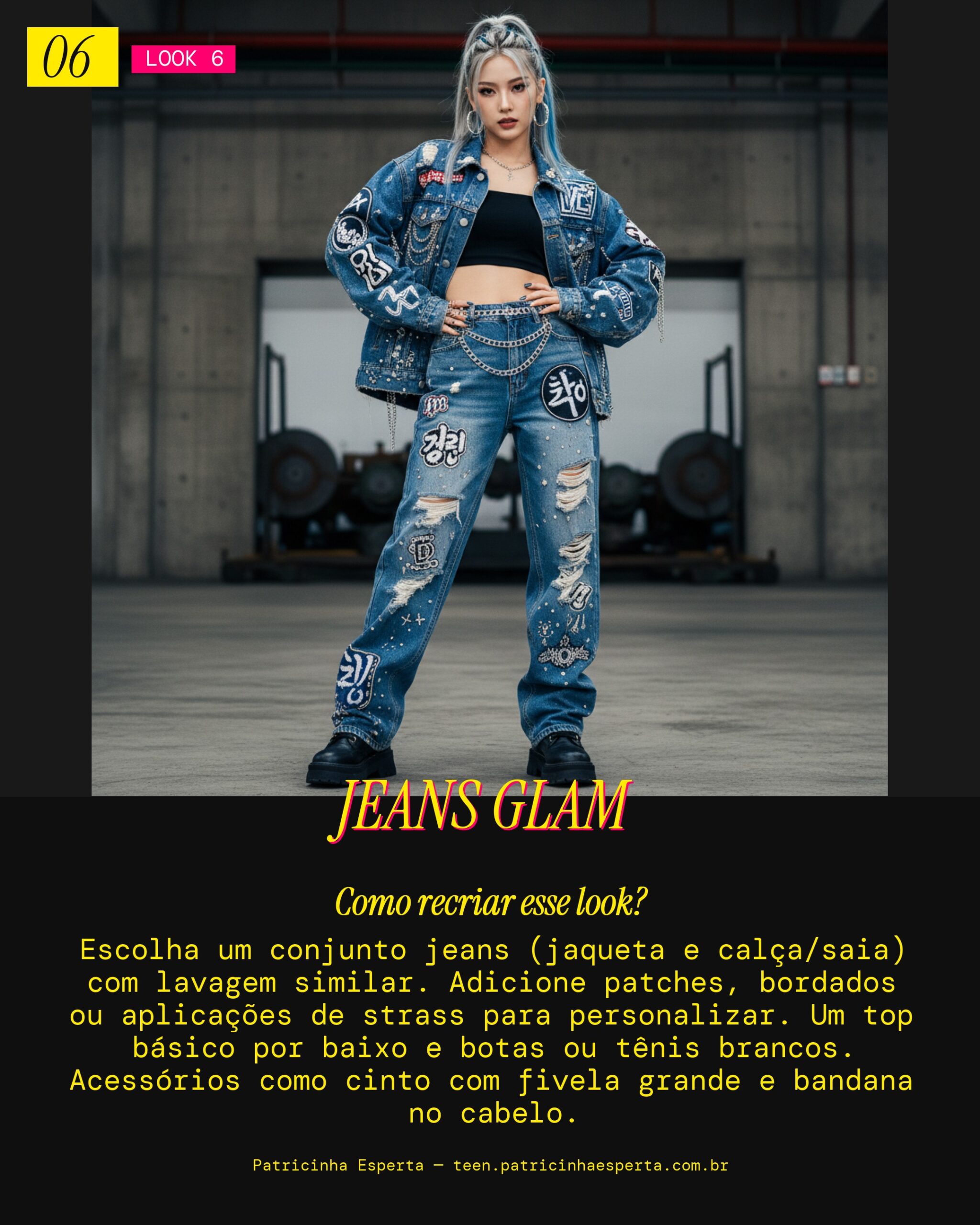Denim Total com Aplicações