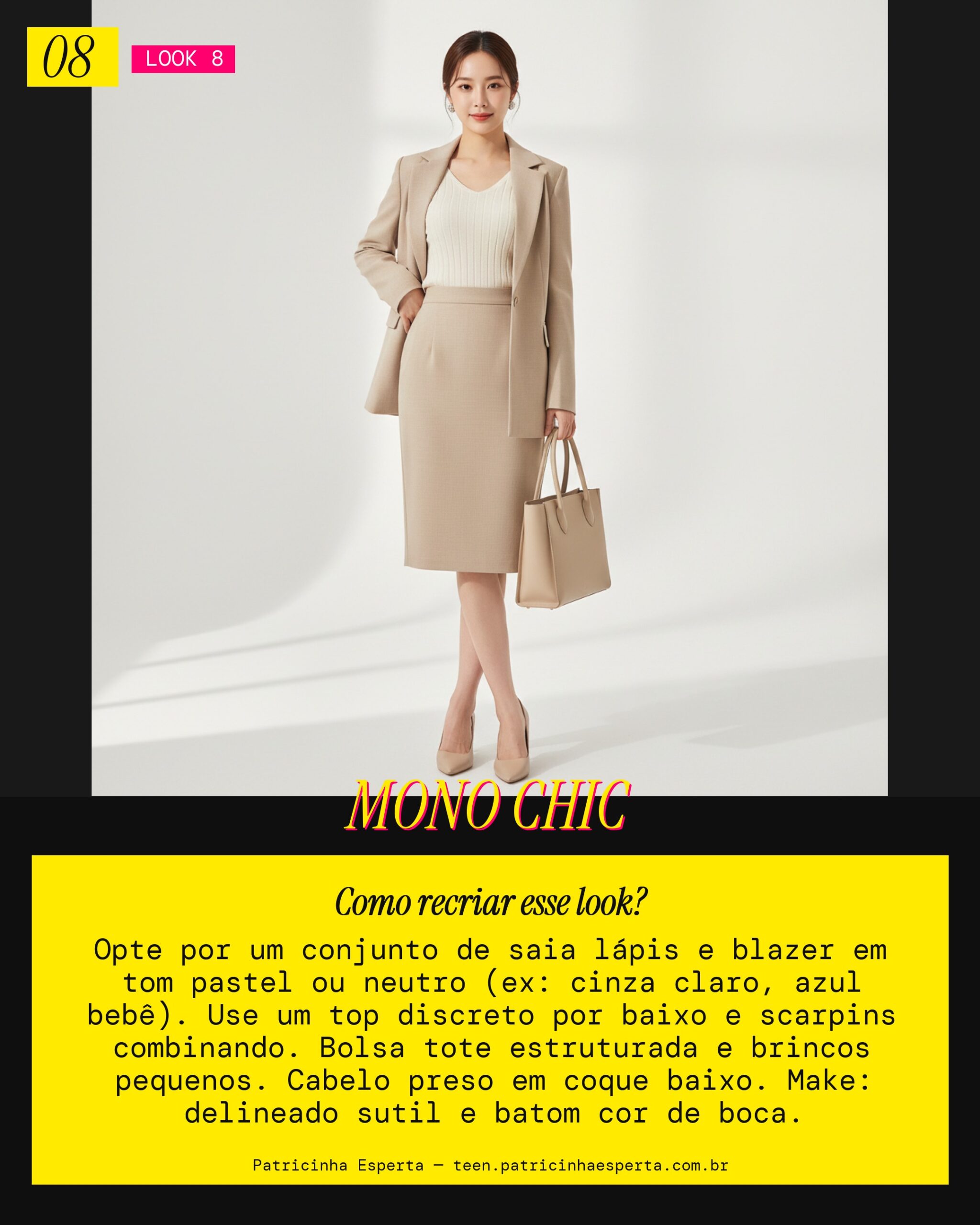 Look 8: Elegância Monocromática