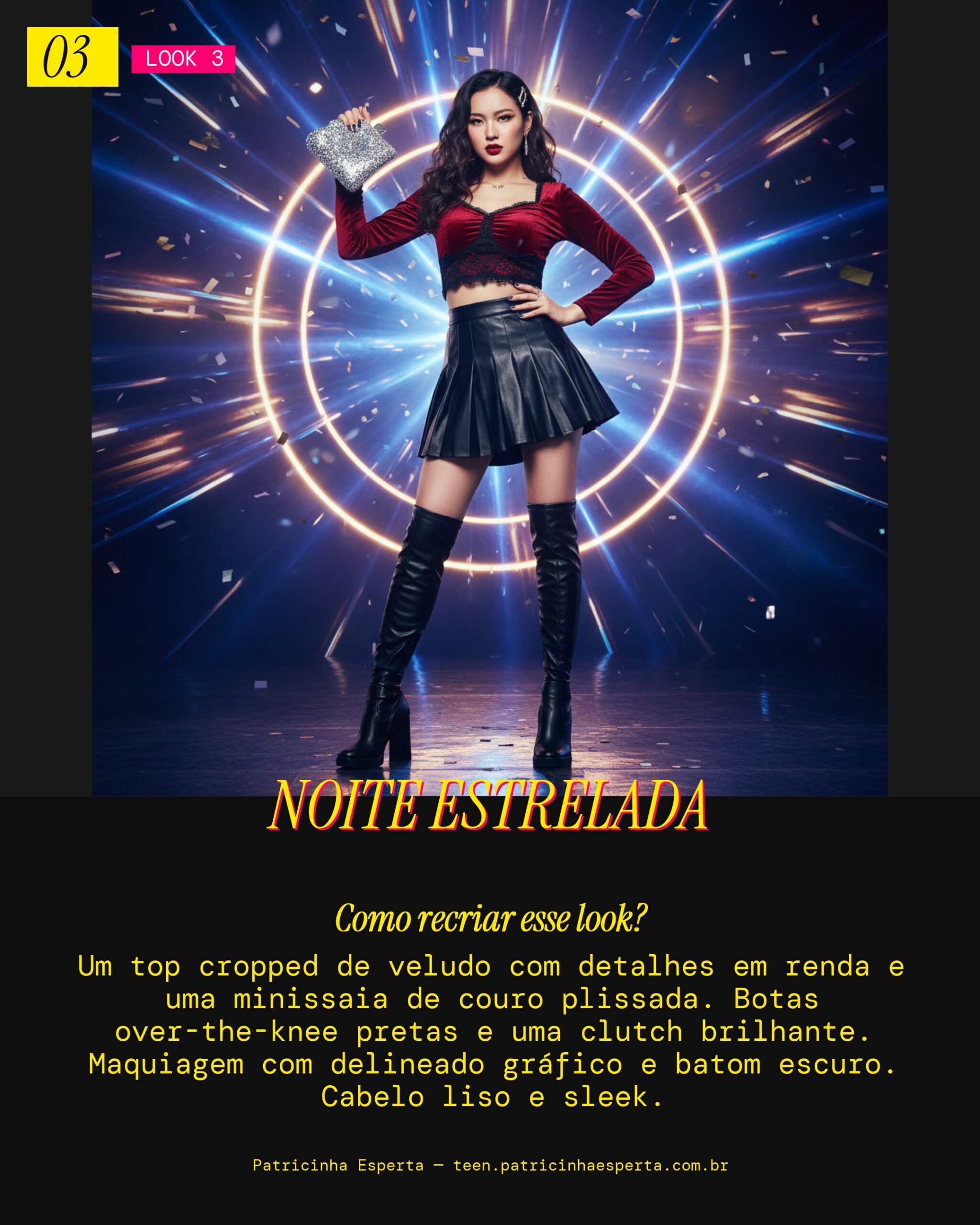 Look 3: Glam Fairy Noturno