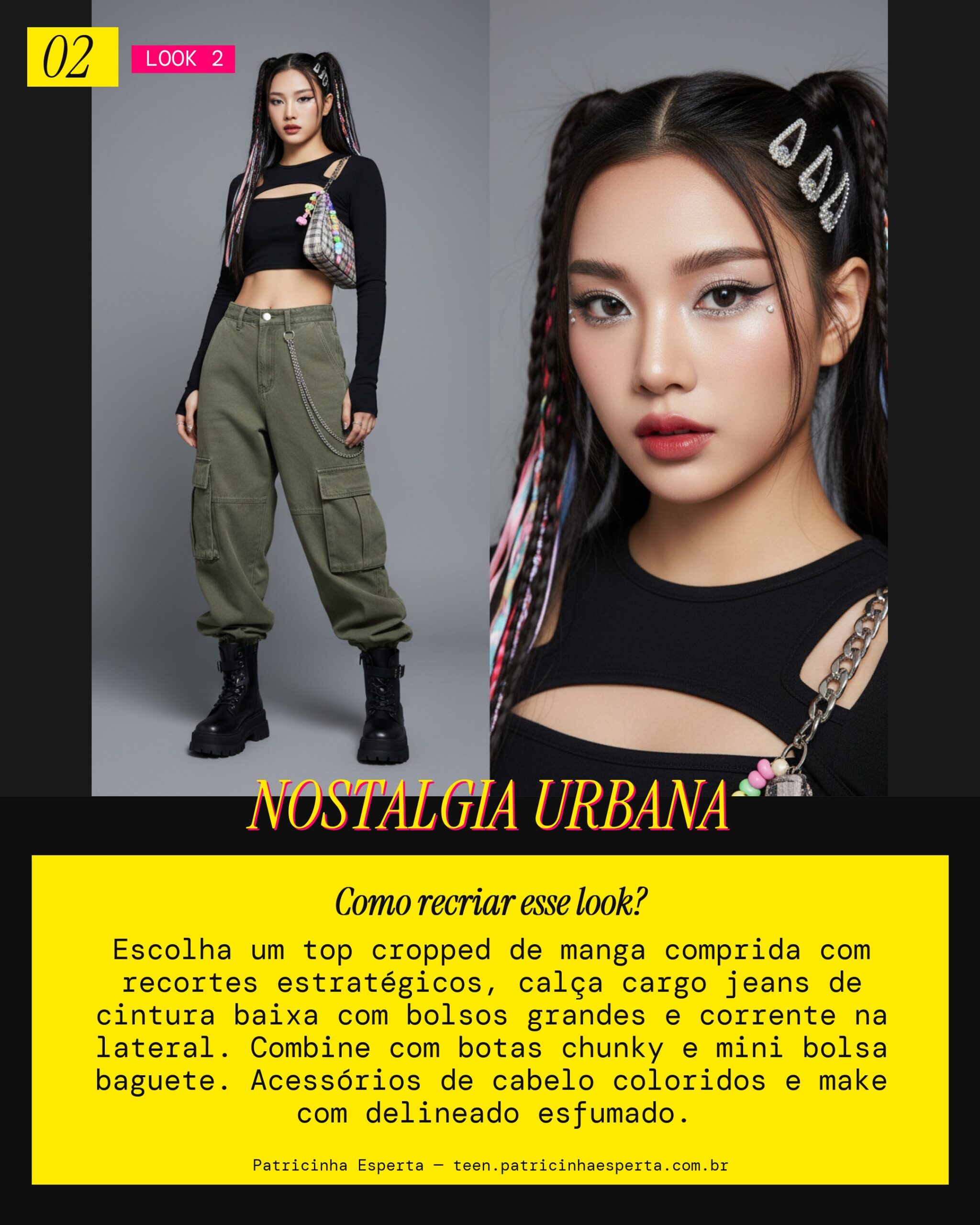 Look 2: Y2K Cargo Chic