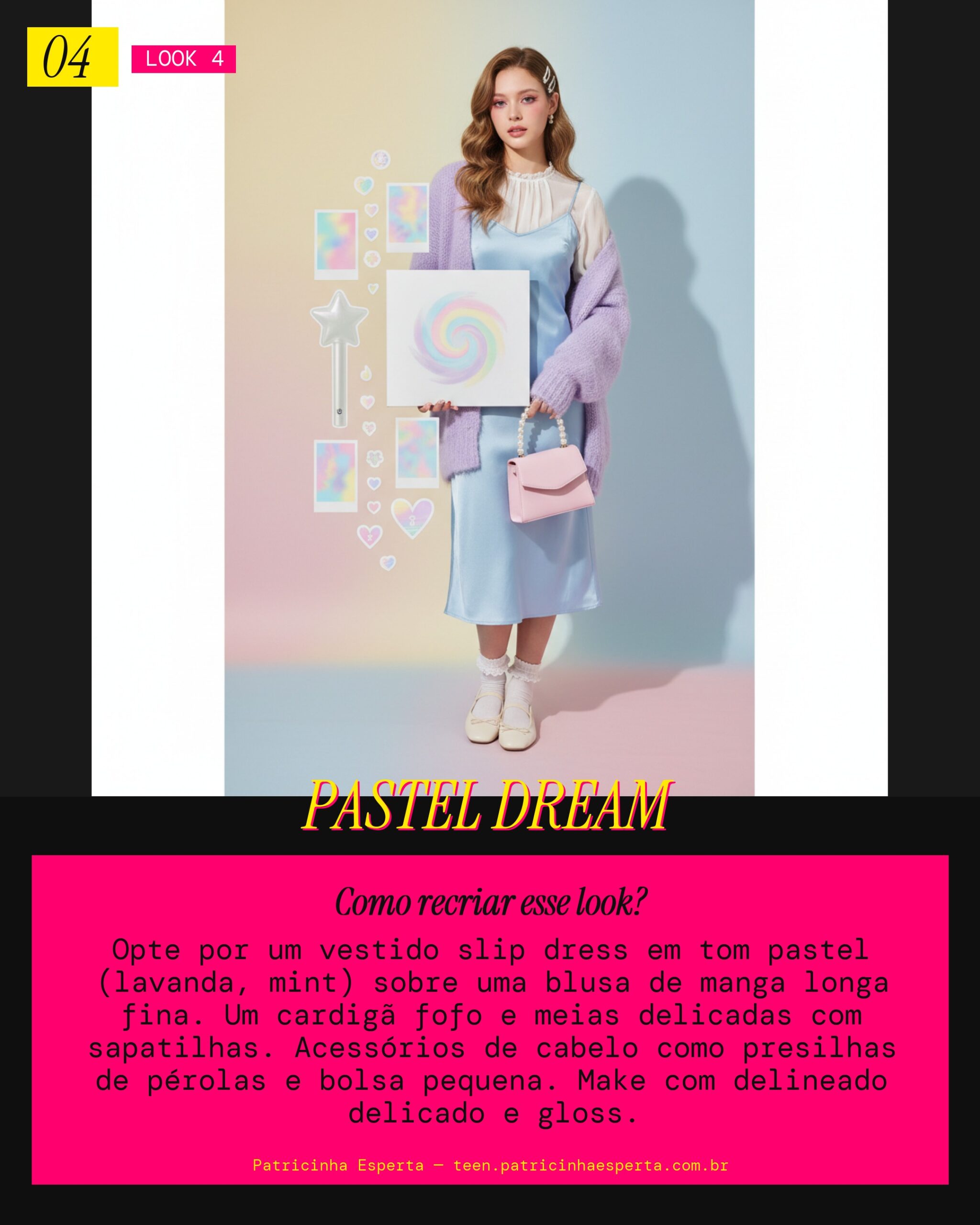 Look 4: Soft Girl Aesthetic Pastel