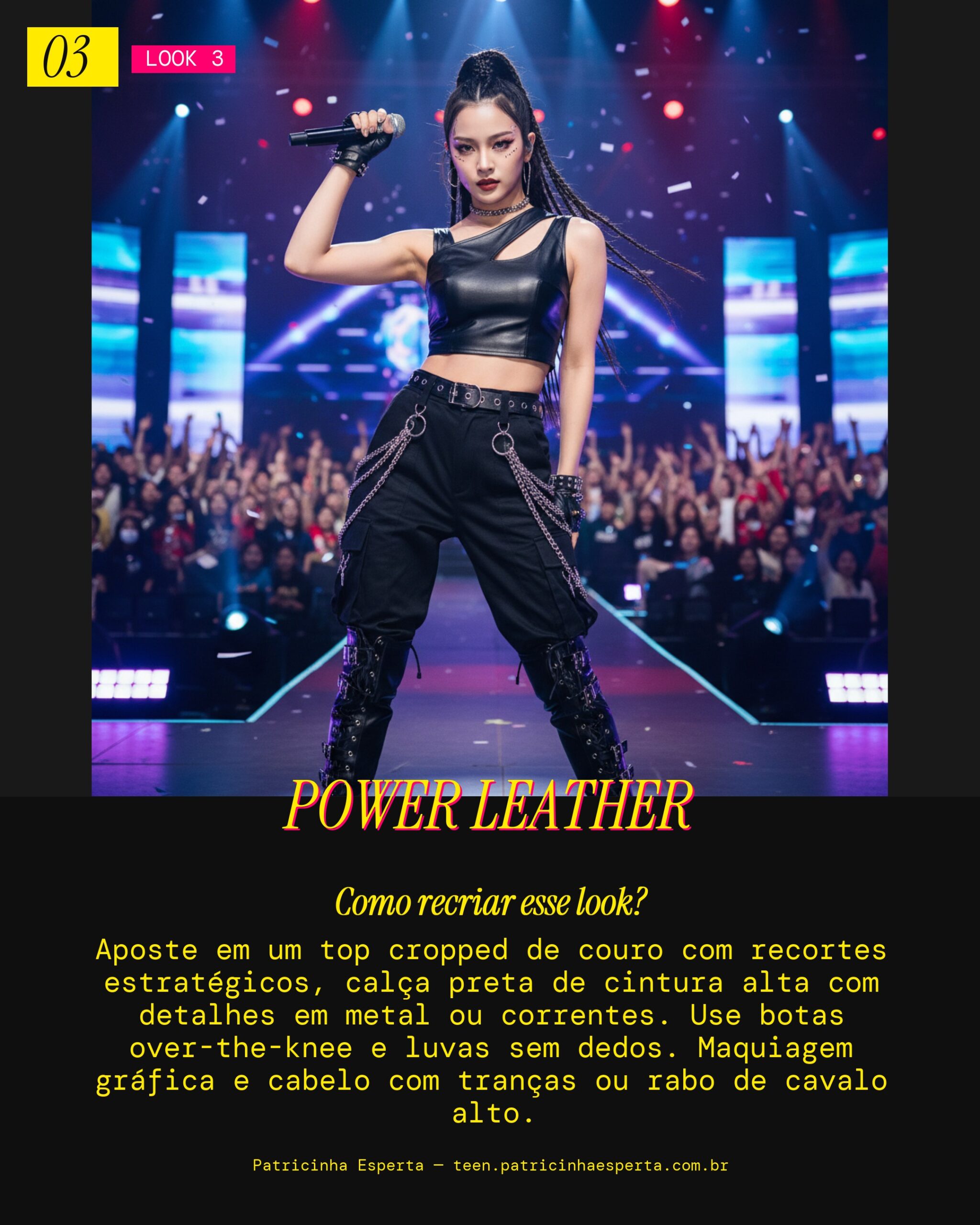 Look 3: Performance Poderosa