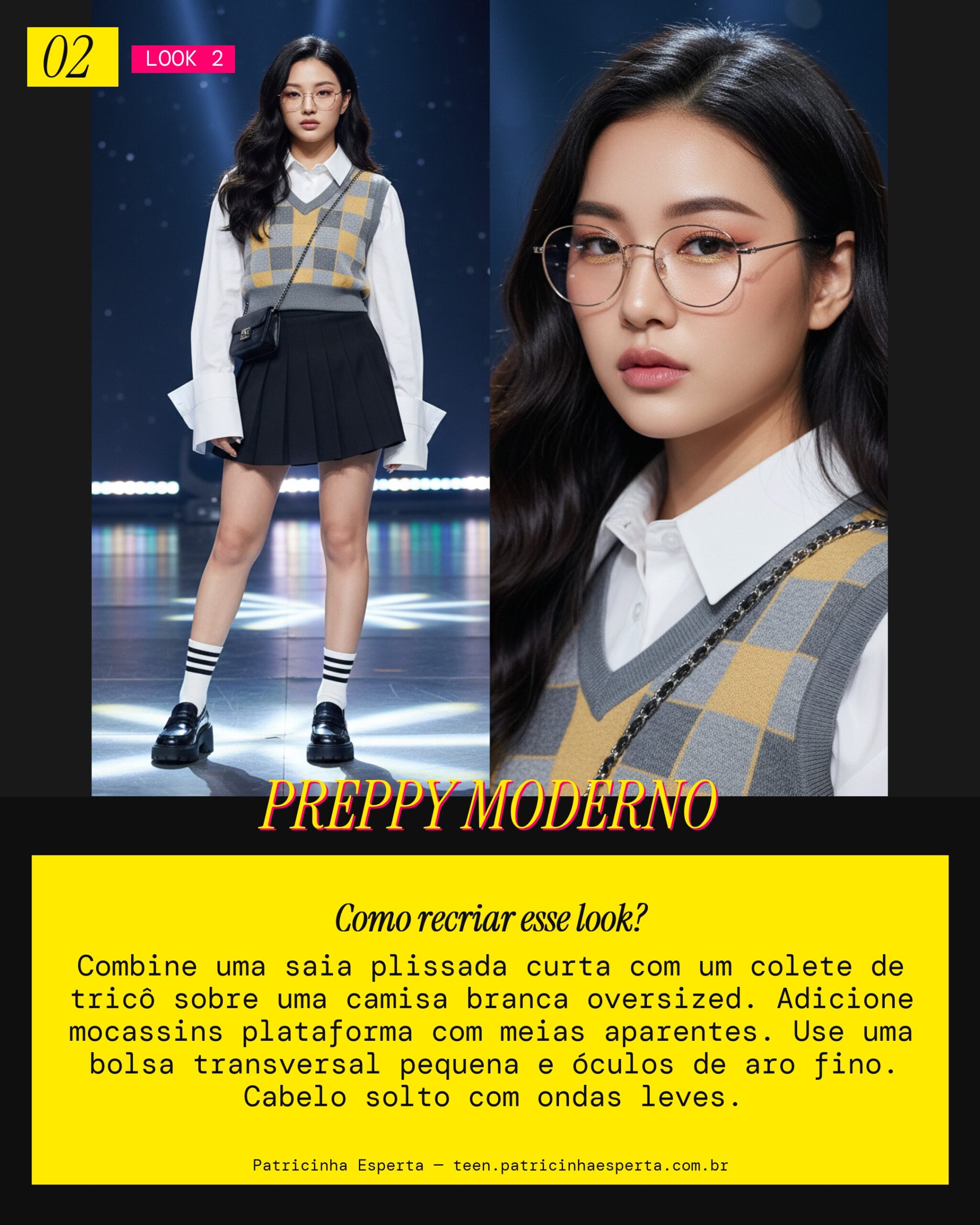 Look 2: Preppy Cool Love 119