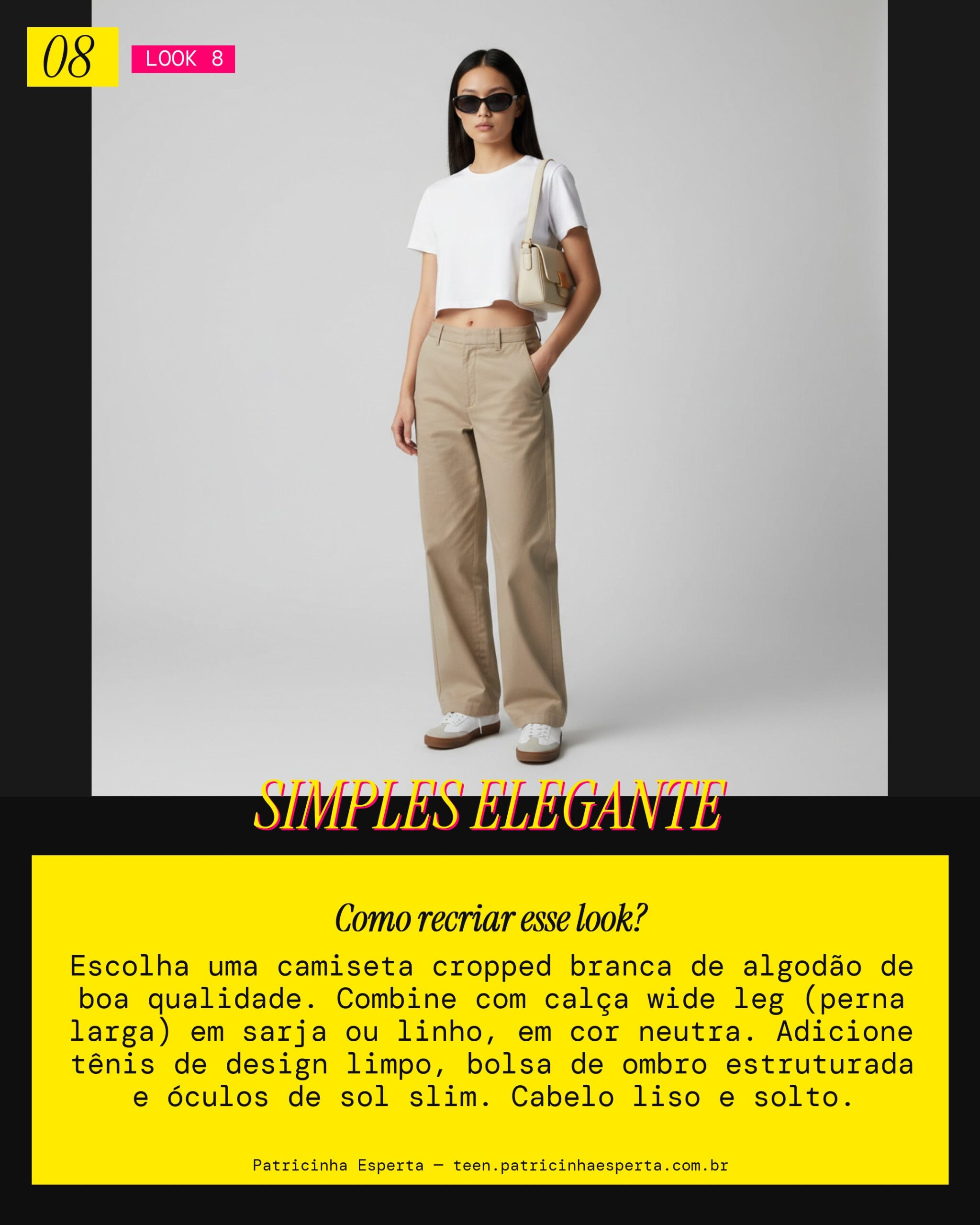 Look 8: Minimalista Chic Casual