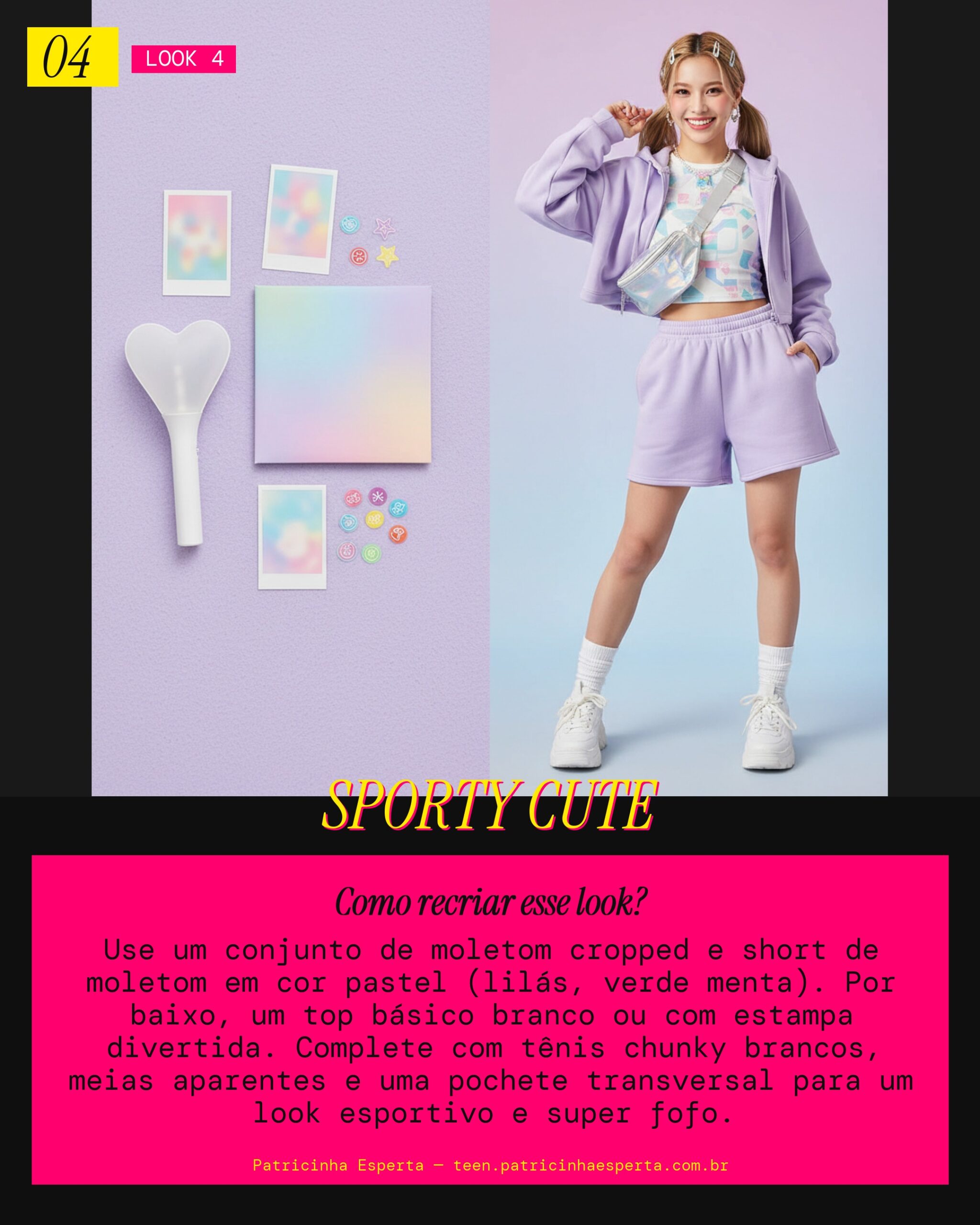 Look 4: Sporty com Toque Doce