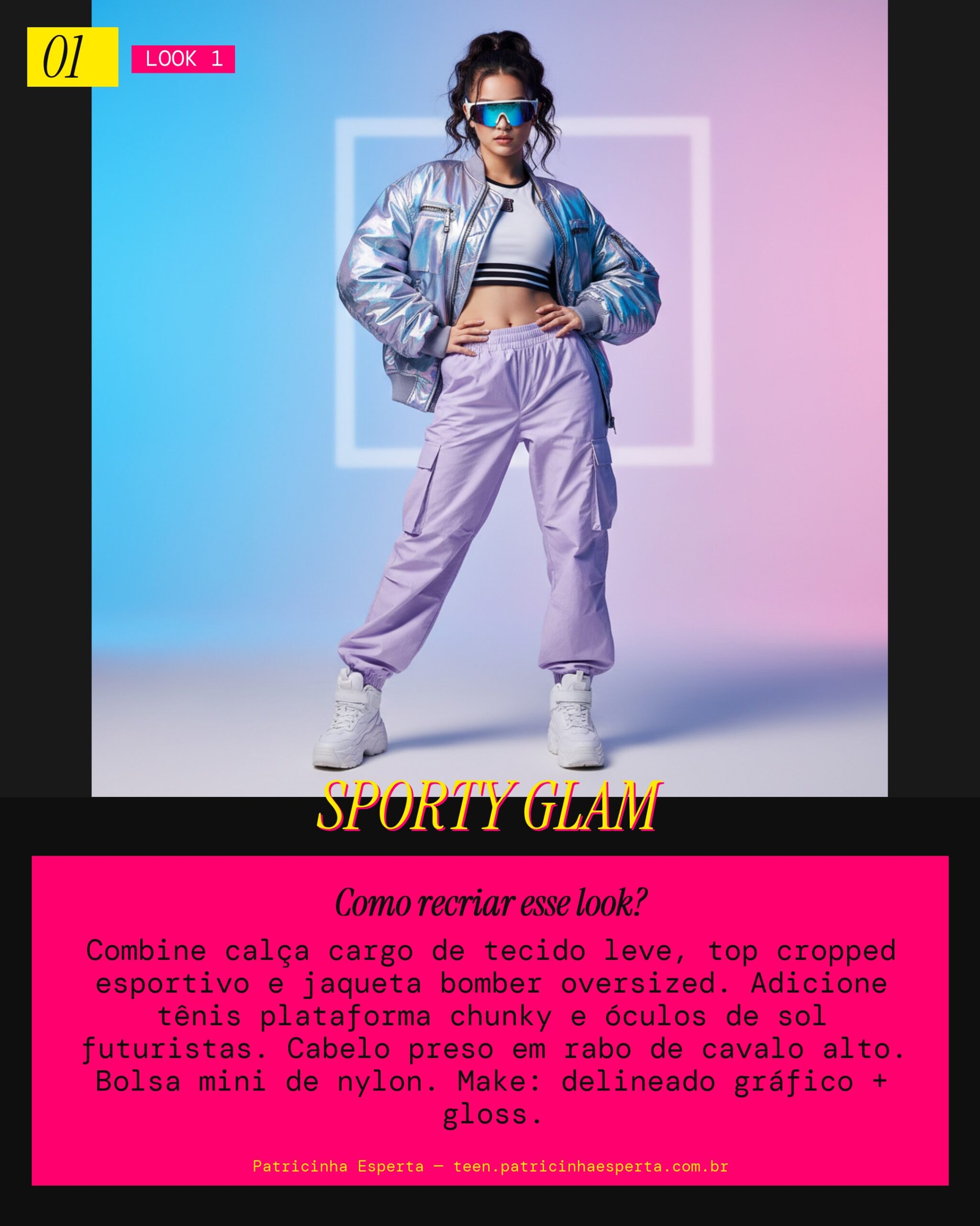 Look 1: Athleisure Urbano Chic