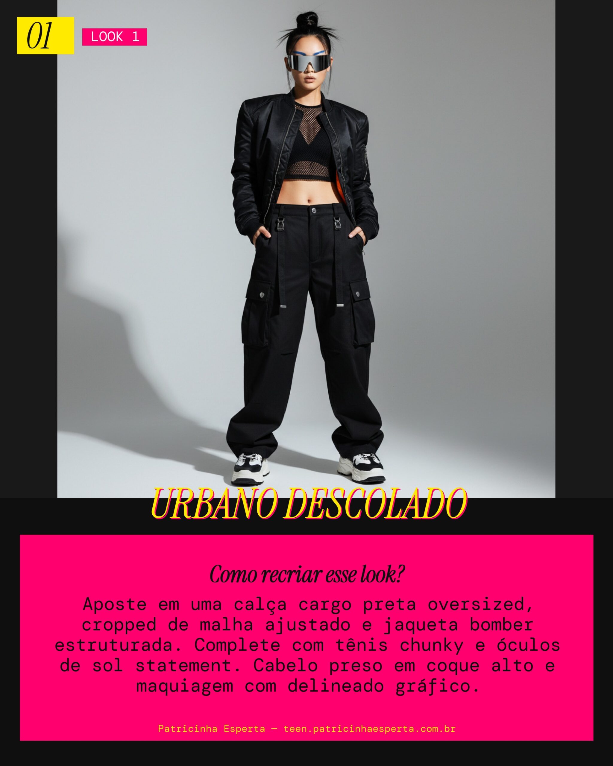 Look 1: Streetwear Edgy S-Class