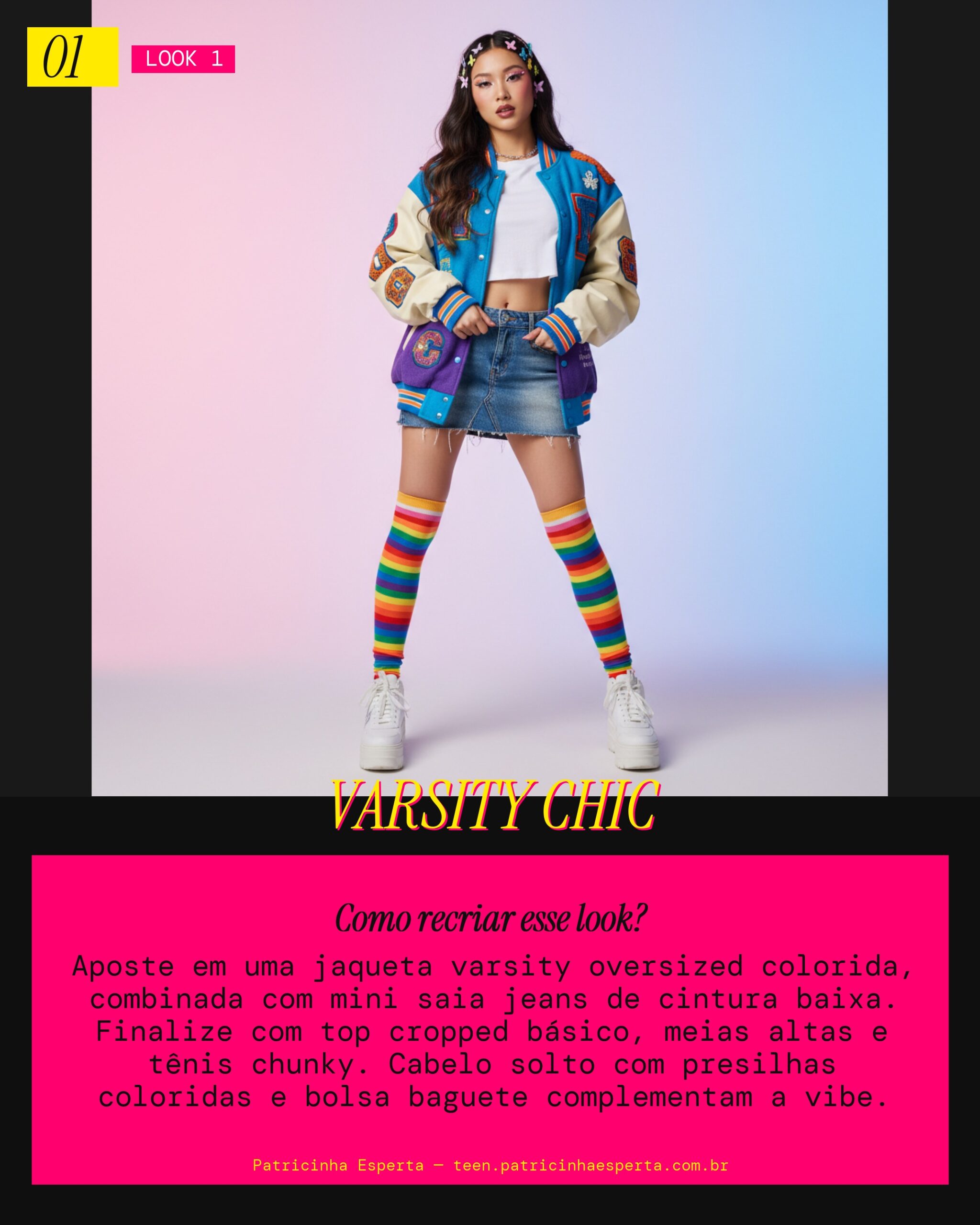 Look 1: Sporty Y2K Revival