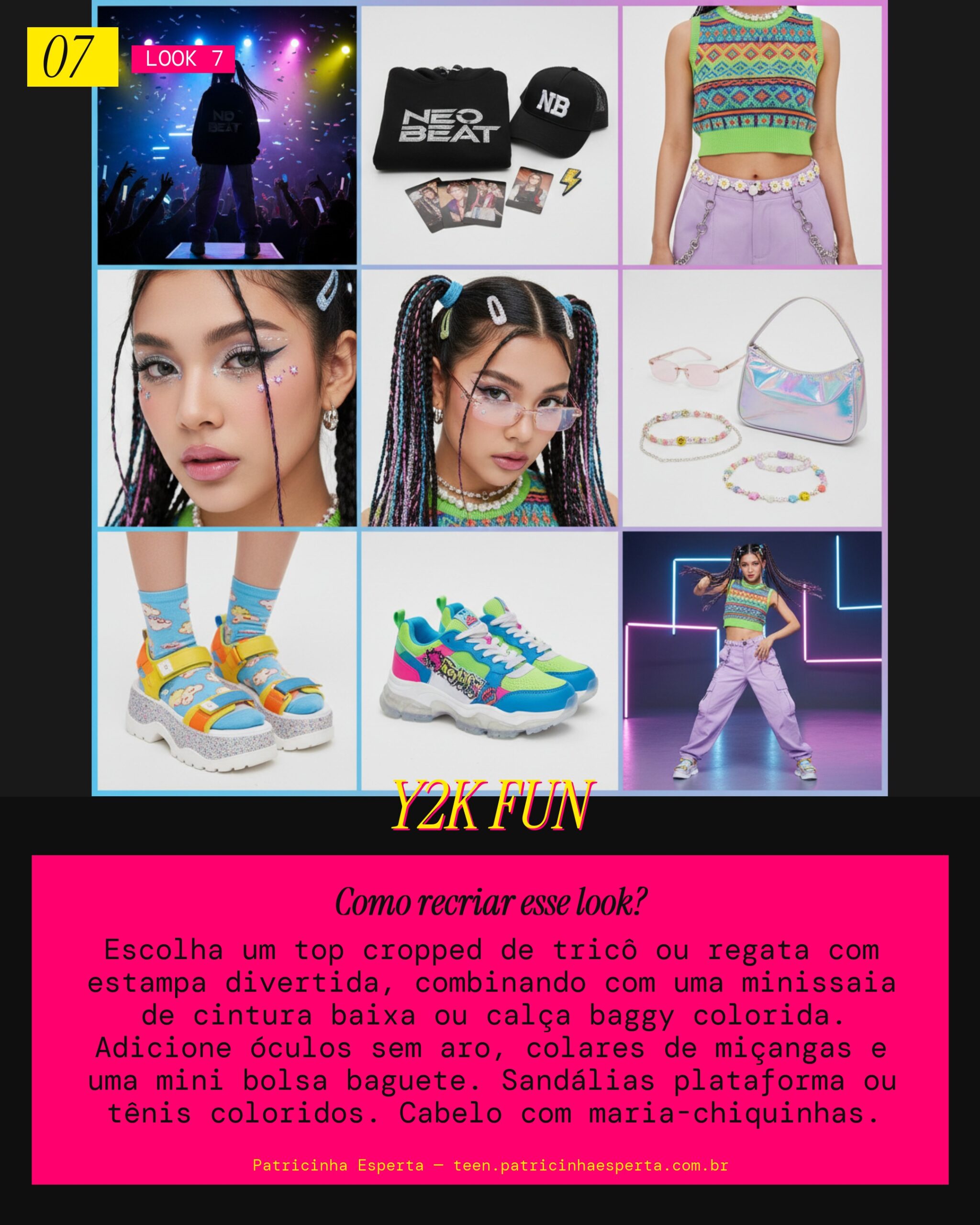 Look 7: Vibe Y2K Colorida