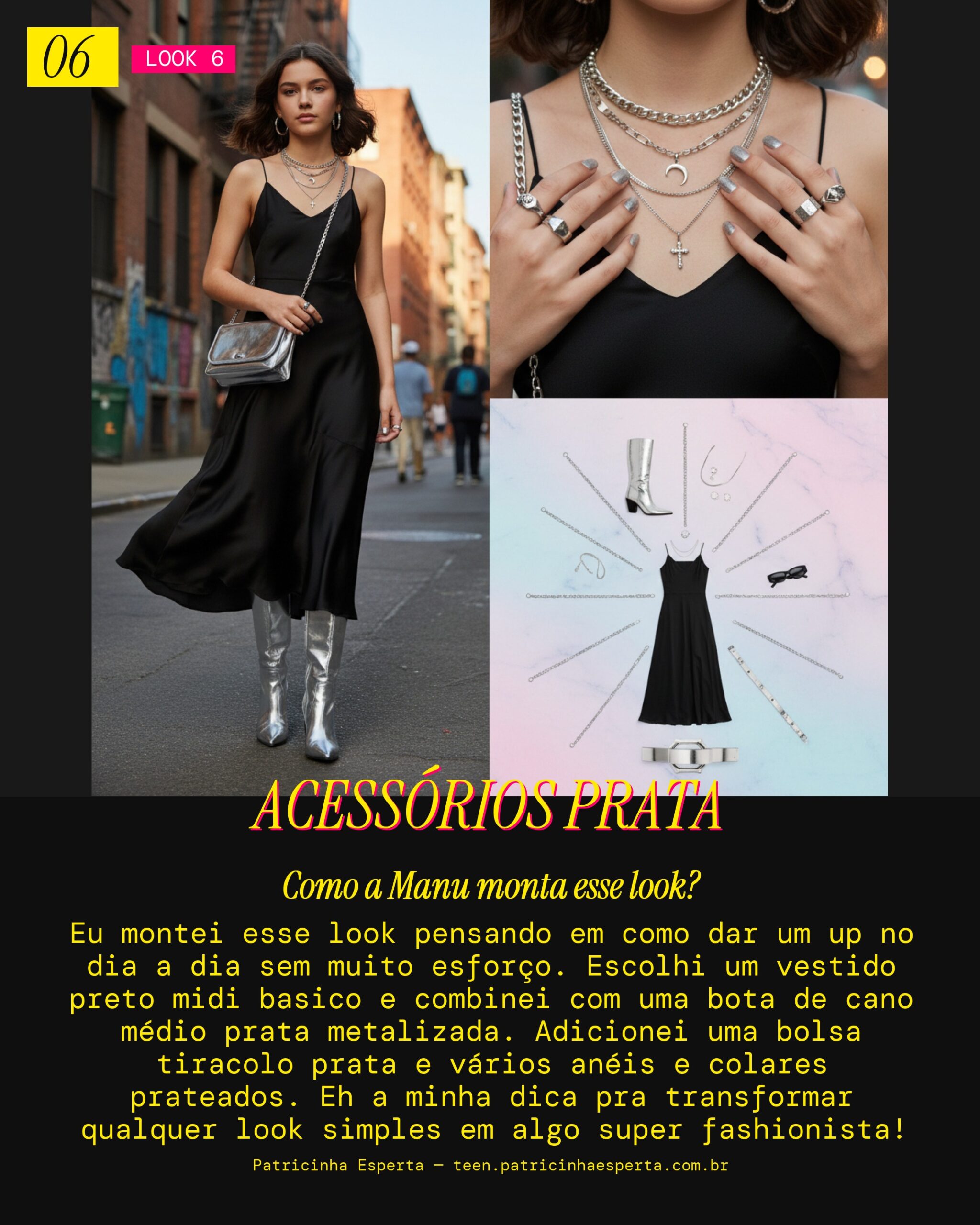 MANU RECOMENDA: Acessórios Prata pra Turbinar o Look Neutro do Dia a Dia