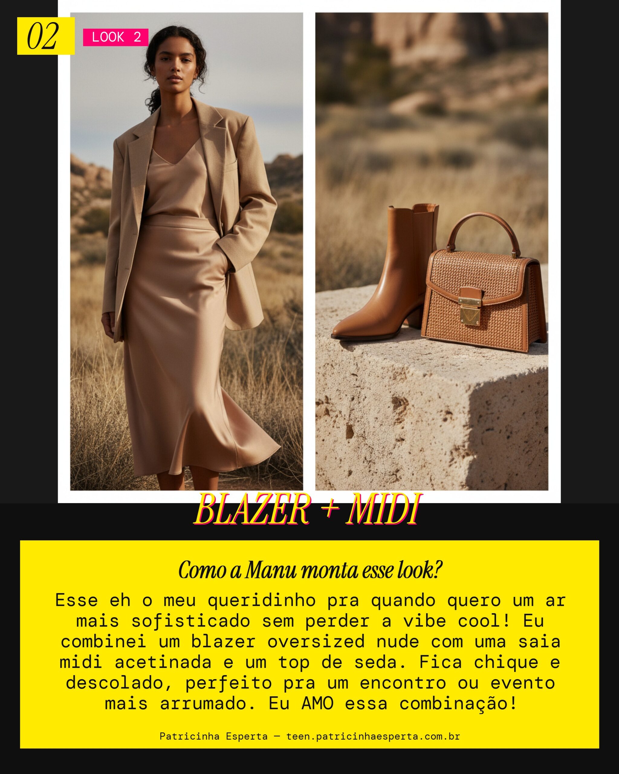 MANU RECOMENDA: Blazer Oversized Chique pra um Encontro