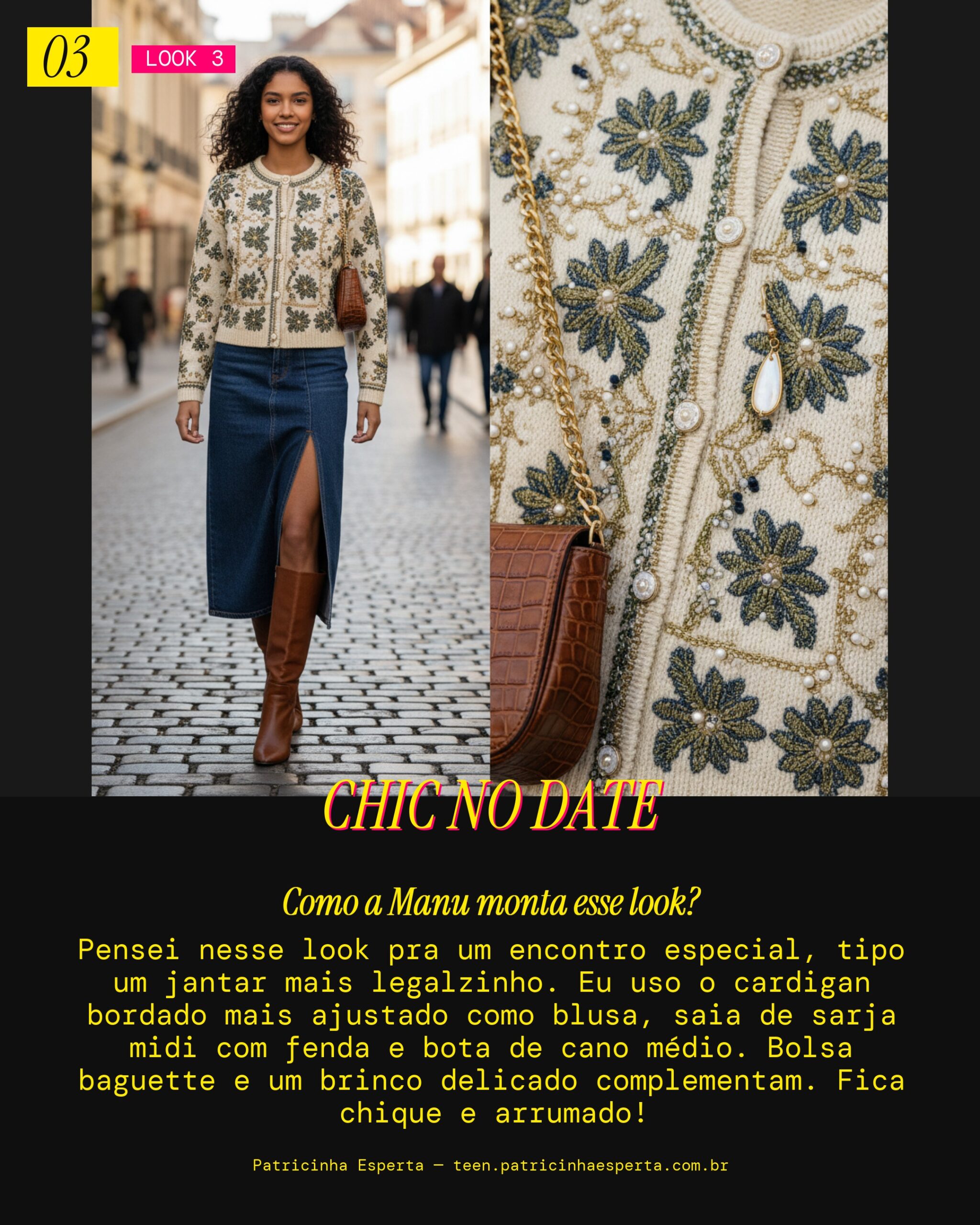 MANU RECOMENDA: Cardigan Ajustado pra um Encontro Especial