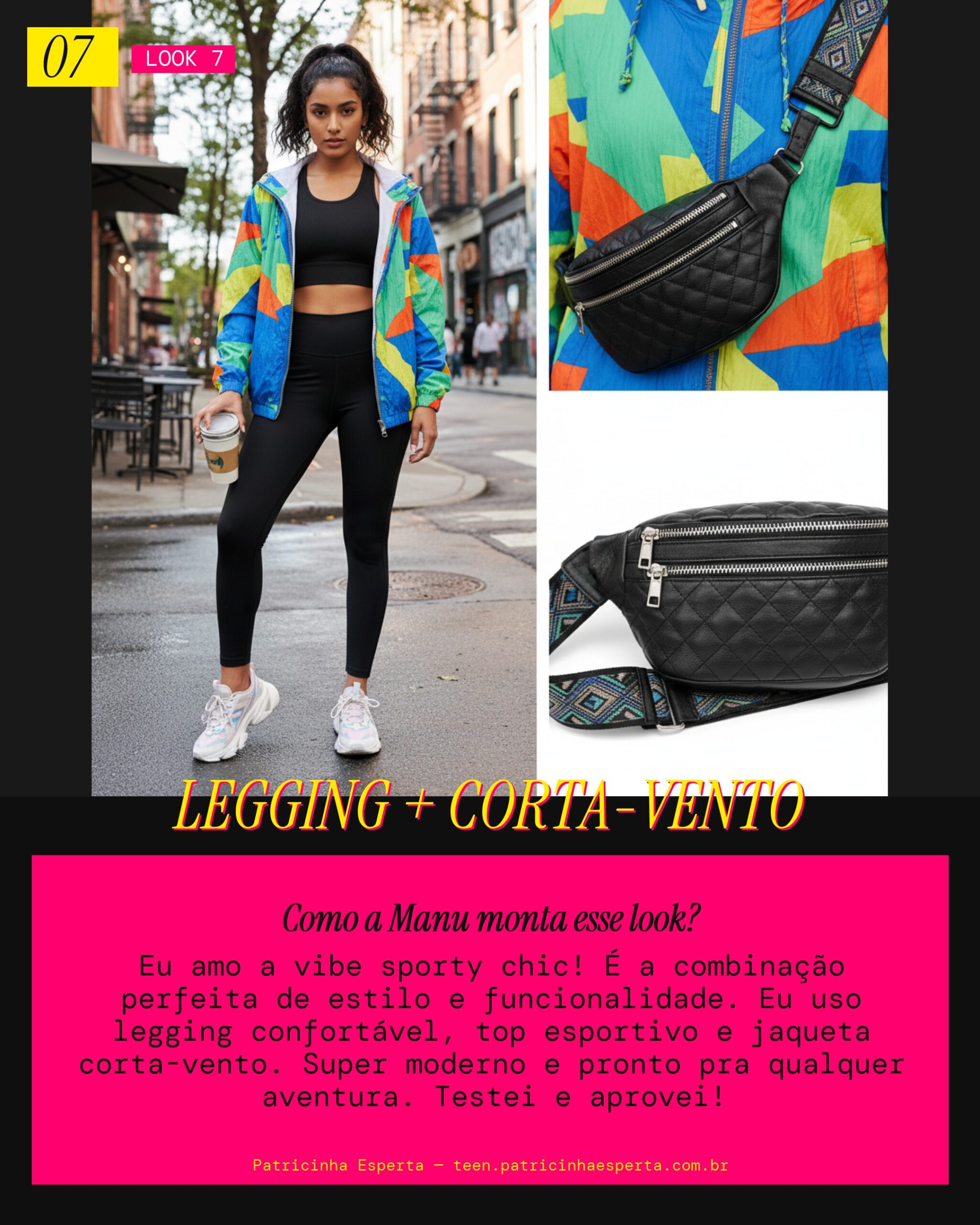 MANU RECOMENDA: Sporty Chic pra quem ama Athleisure na Viagem