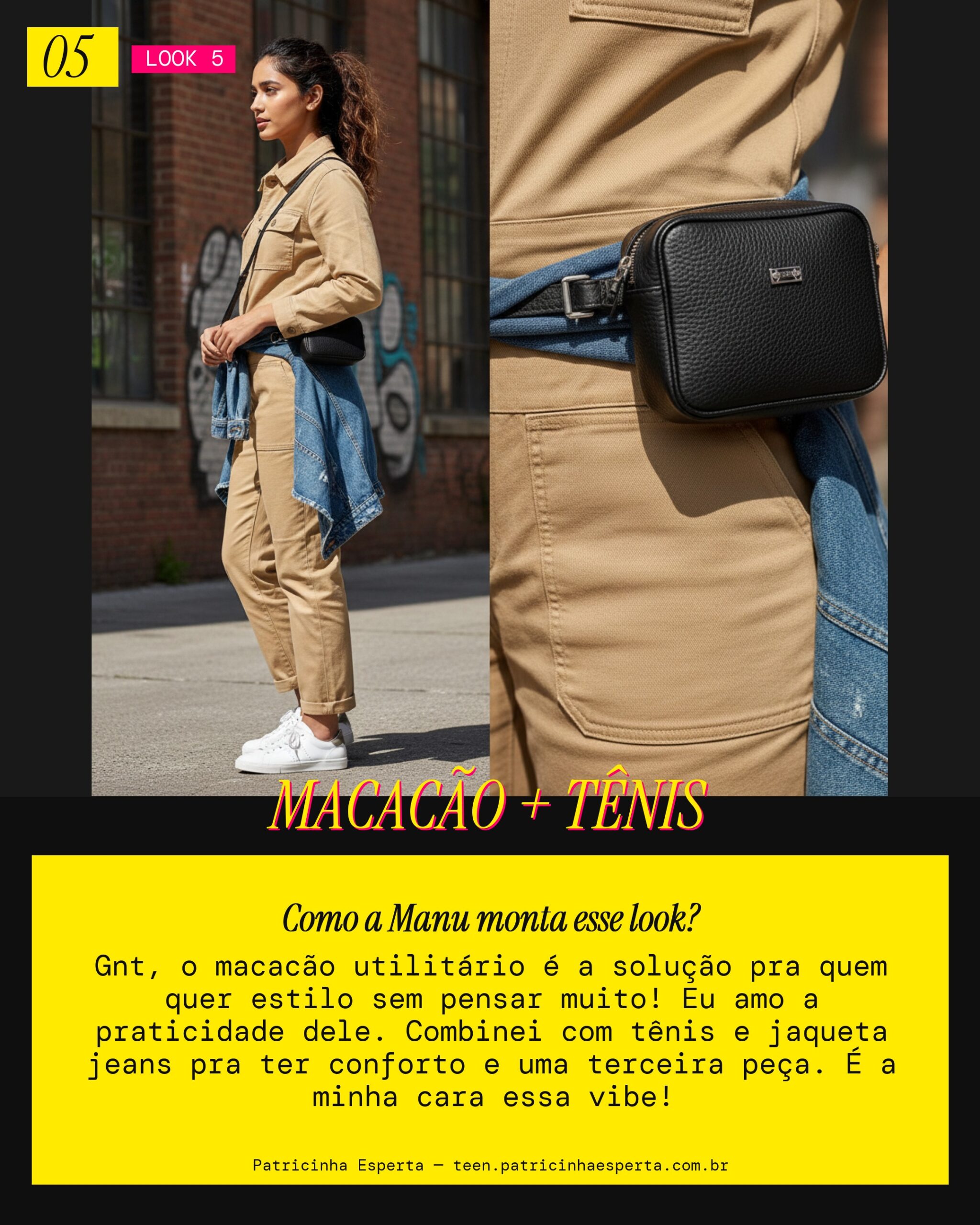 MANU RECOMENDA: Macacão Utilitário pra Viagem Descomplicada