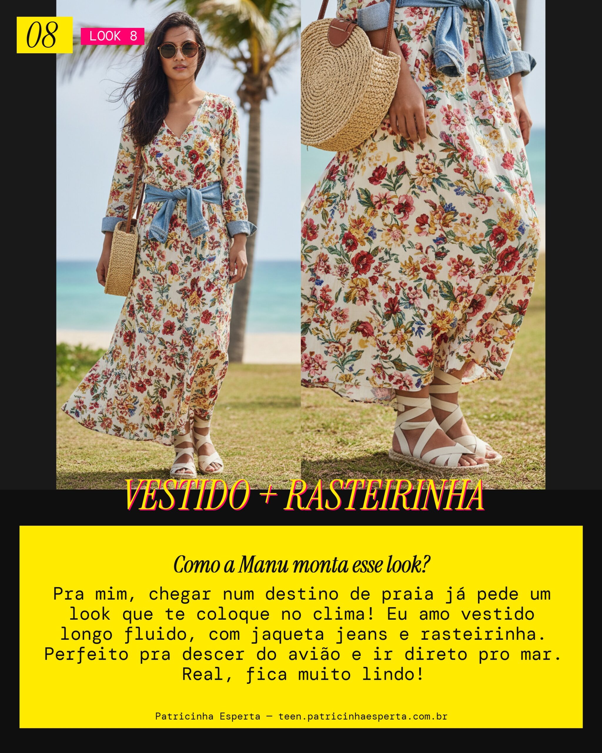 MANU RECOMENDA: Vestido Longo Fluido pra Chegar no Paraíso