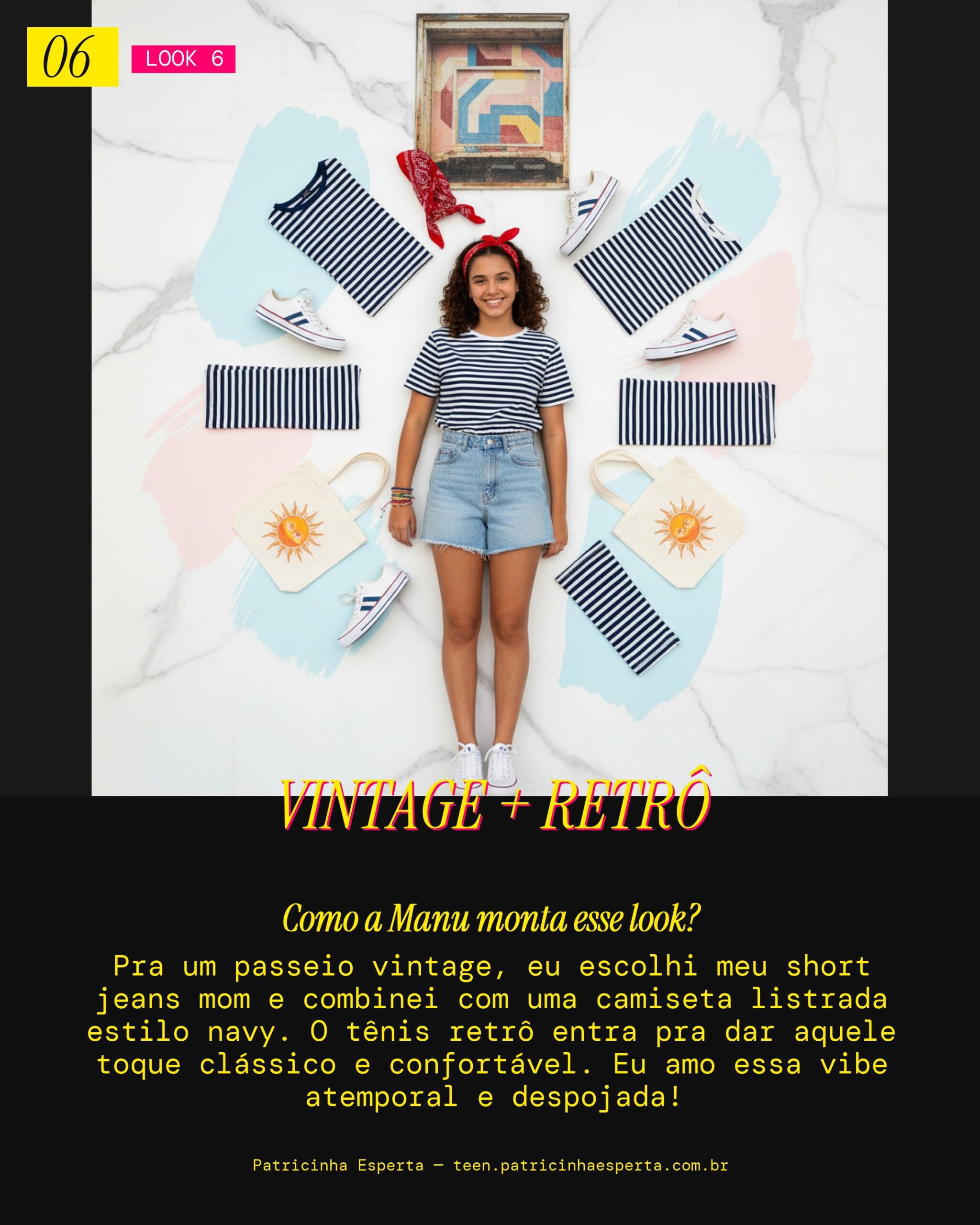 MANU RECOMENDA: Short Jeans Mom e Tênis Retrô pra um Passeio no Bairro